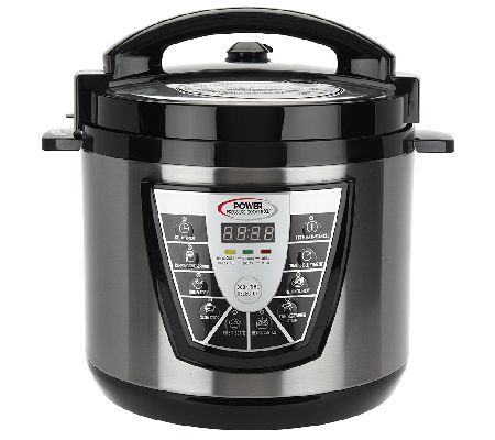 Power Pressure Cooker XL 8-qt Pressure Cooker with Recipes & Accessories on  QVC 