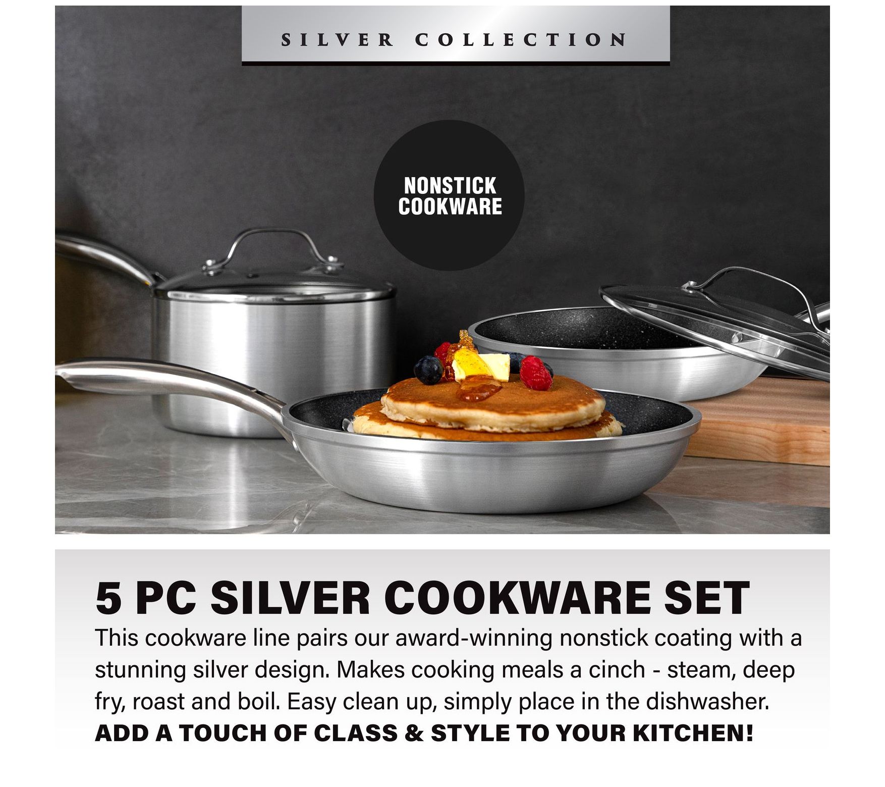 Comfort Line Cookware 5-Piece Pot Set