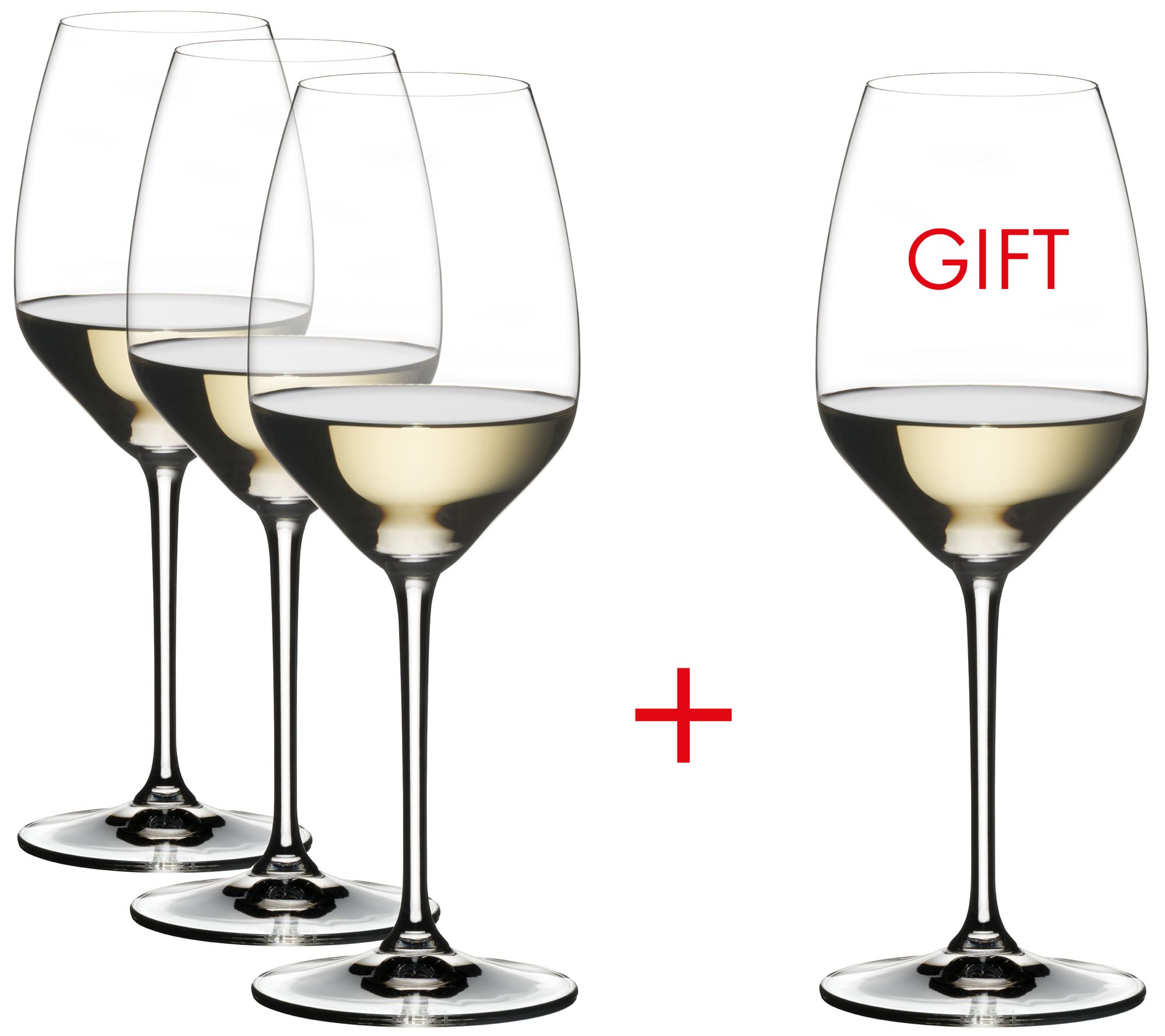 Riedel Extreme Riesling Wine Glass, Set of 4, Clear