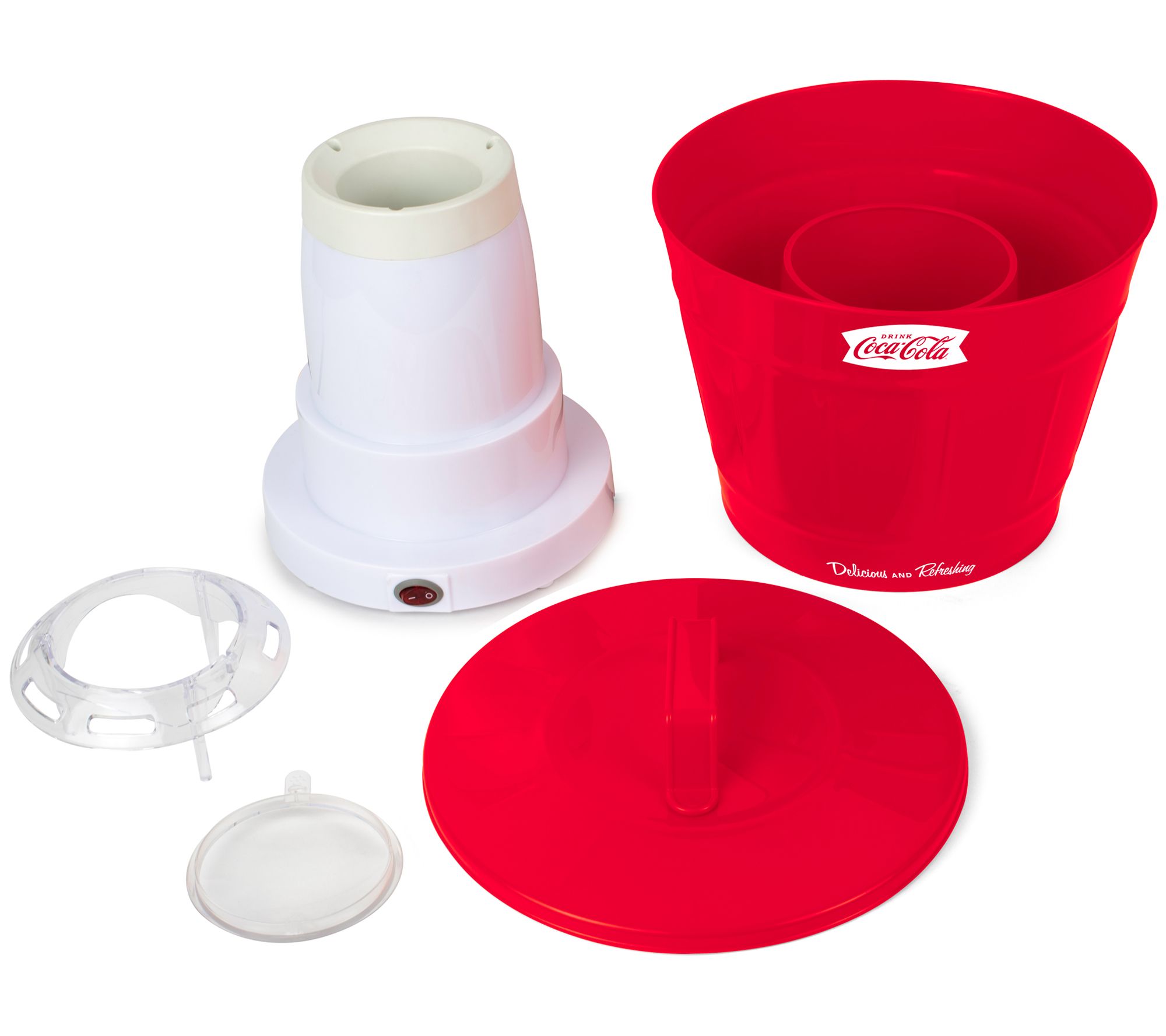 Coca Cola Hot Air Popcorn Popper with Bucket