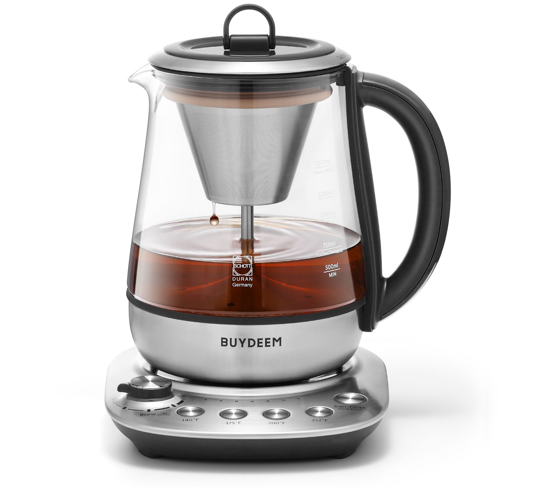 BUYDEEM Multi-Function Stainless Steel Coffee & Tea Brewer