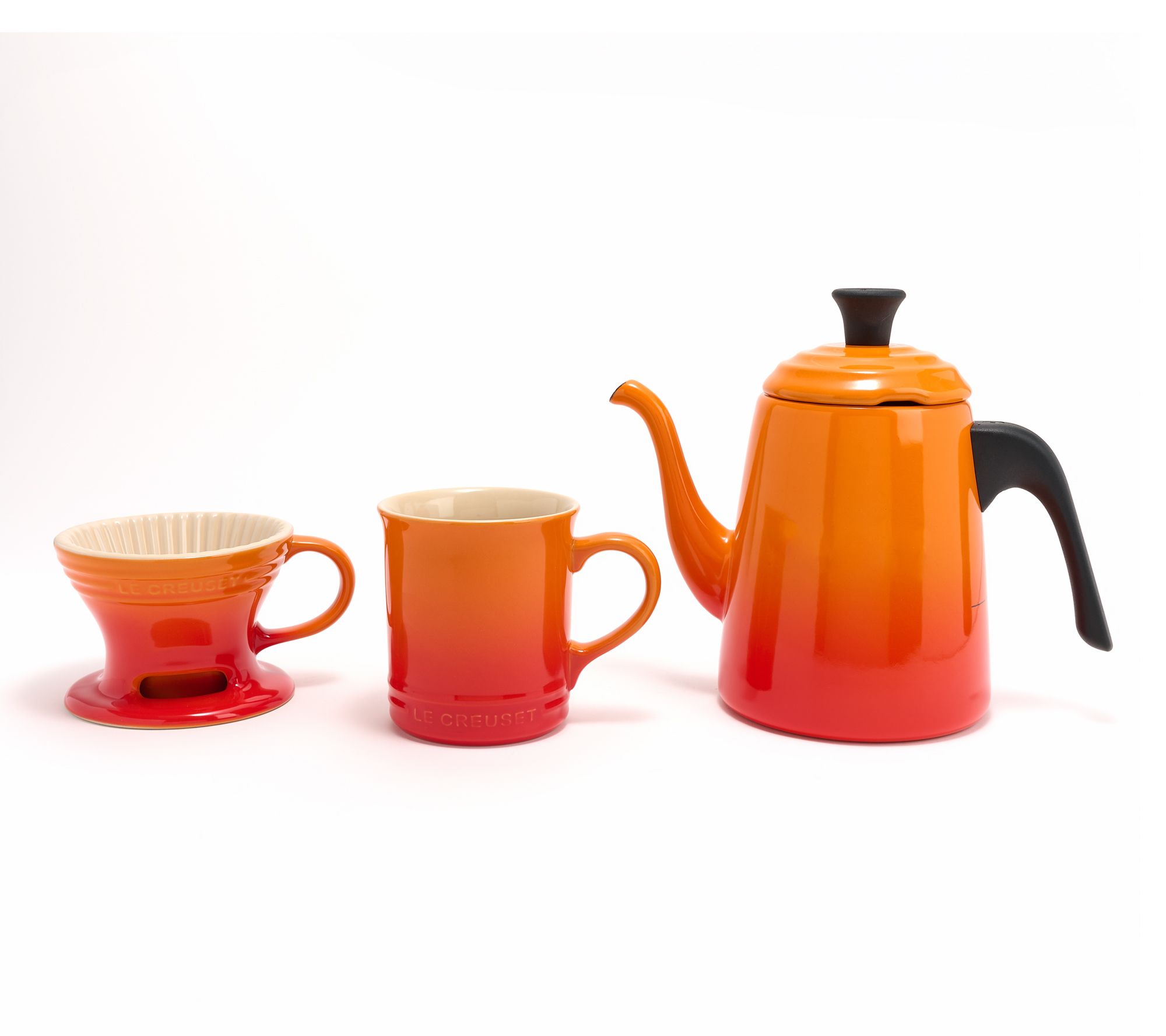 Le Creuset Pour-Over Gooseneck Kettle w/ Cone & Mug Set