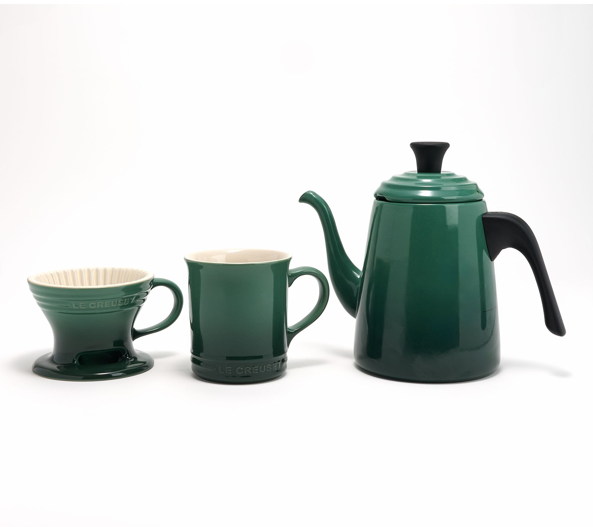 Le Creuset Pour-Over Gooseneck Kettle w/ Cone & Mug Set