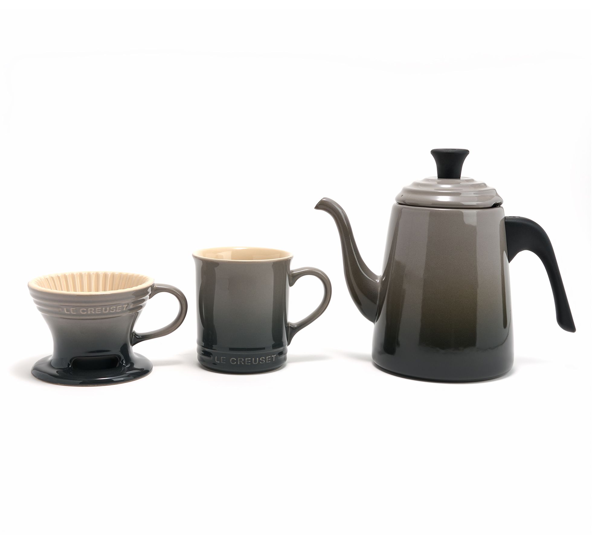 Le Creuset Pour-Over Gooseneck Kettle w/ Cone & Mug Set