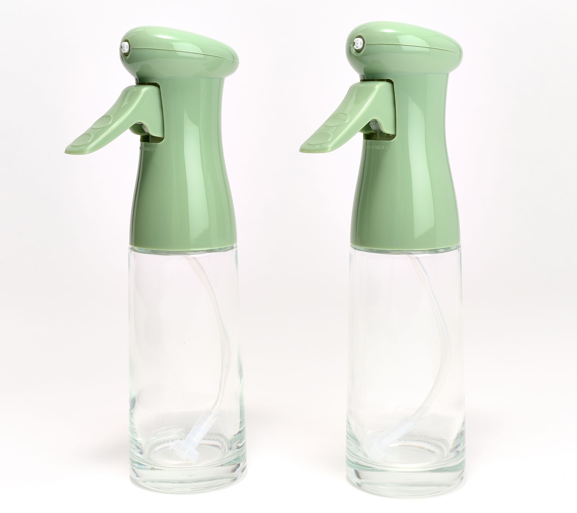 "As Is" Chefologist Set of 2 7-oz Glass Oil Sprayers