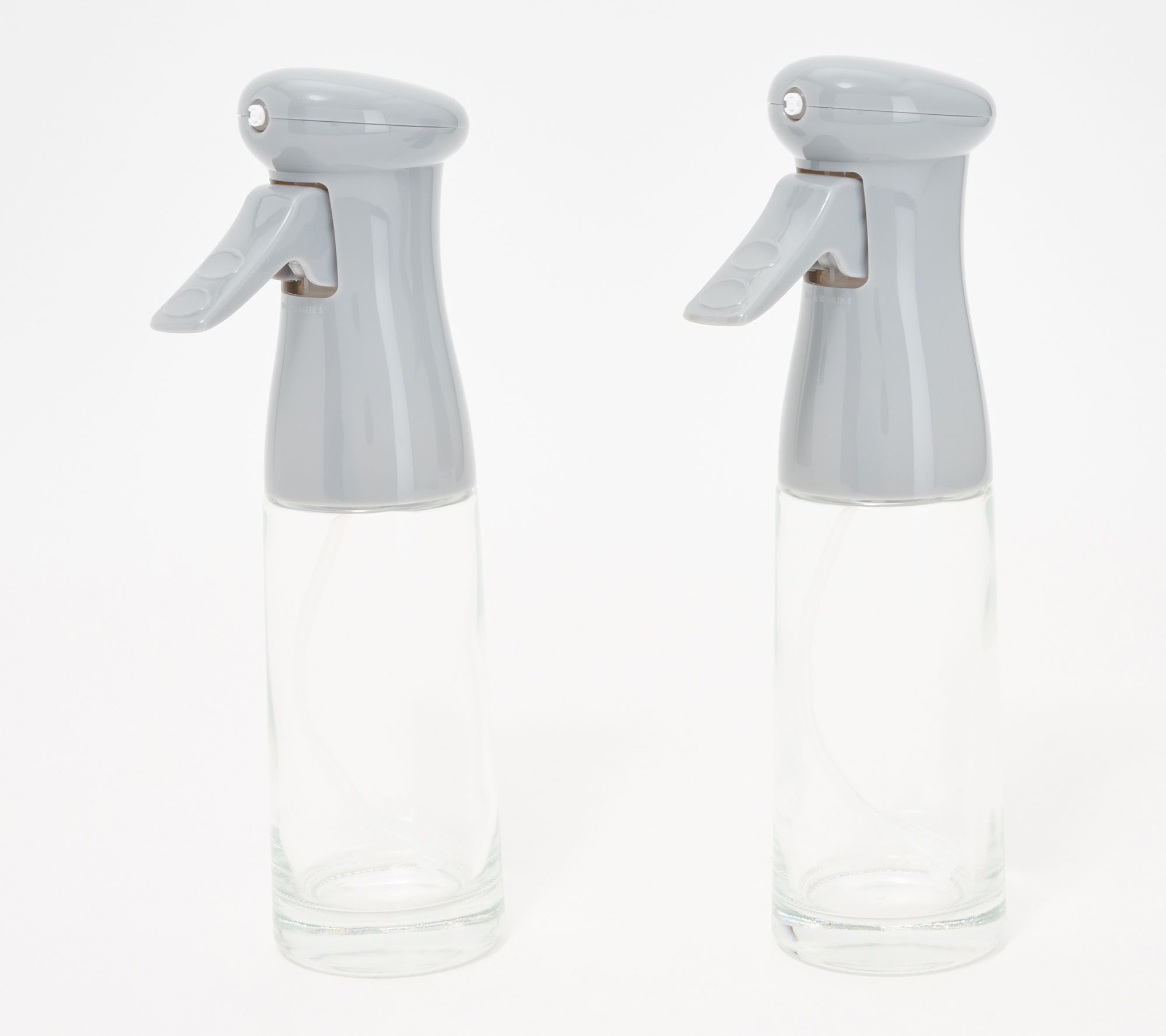 "As Is" Chefologist Set of 2 7-oz Glass Oil Sprayers