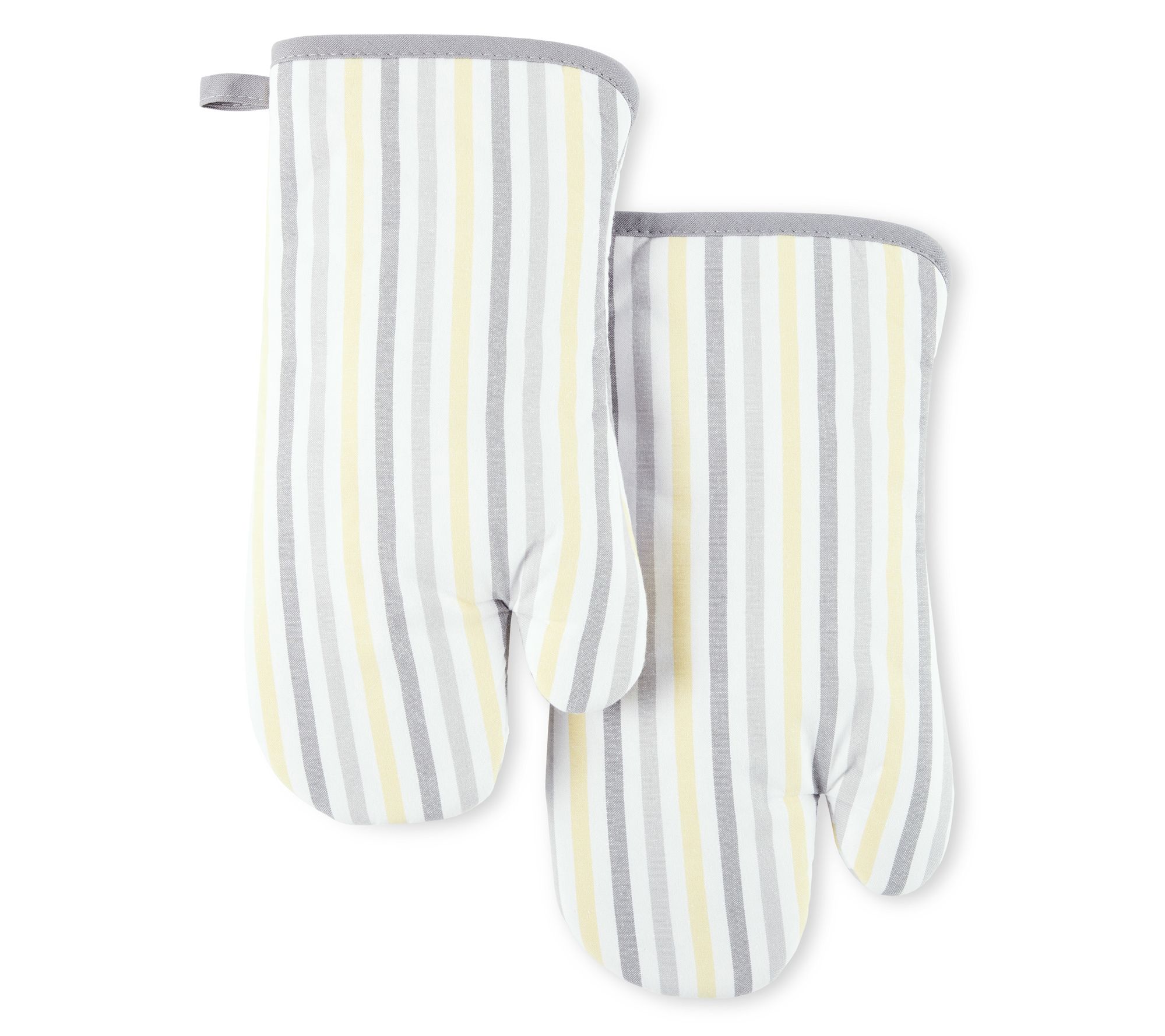 MARTHA STEWART Daisy Stripe Oven Mitt  2-Pack Set