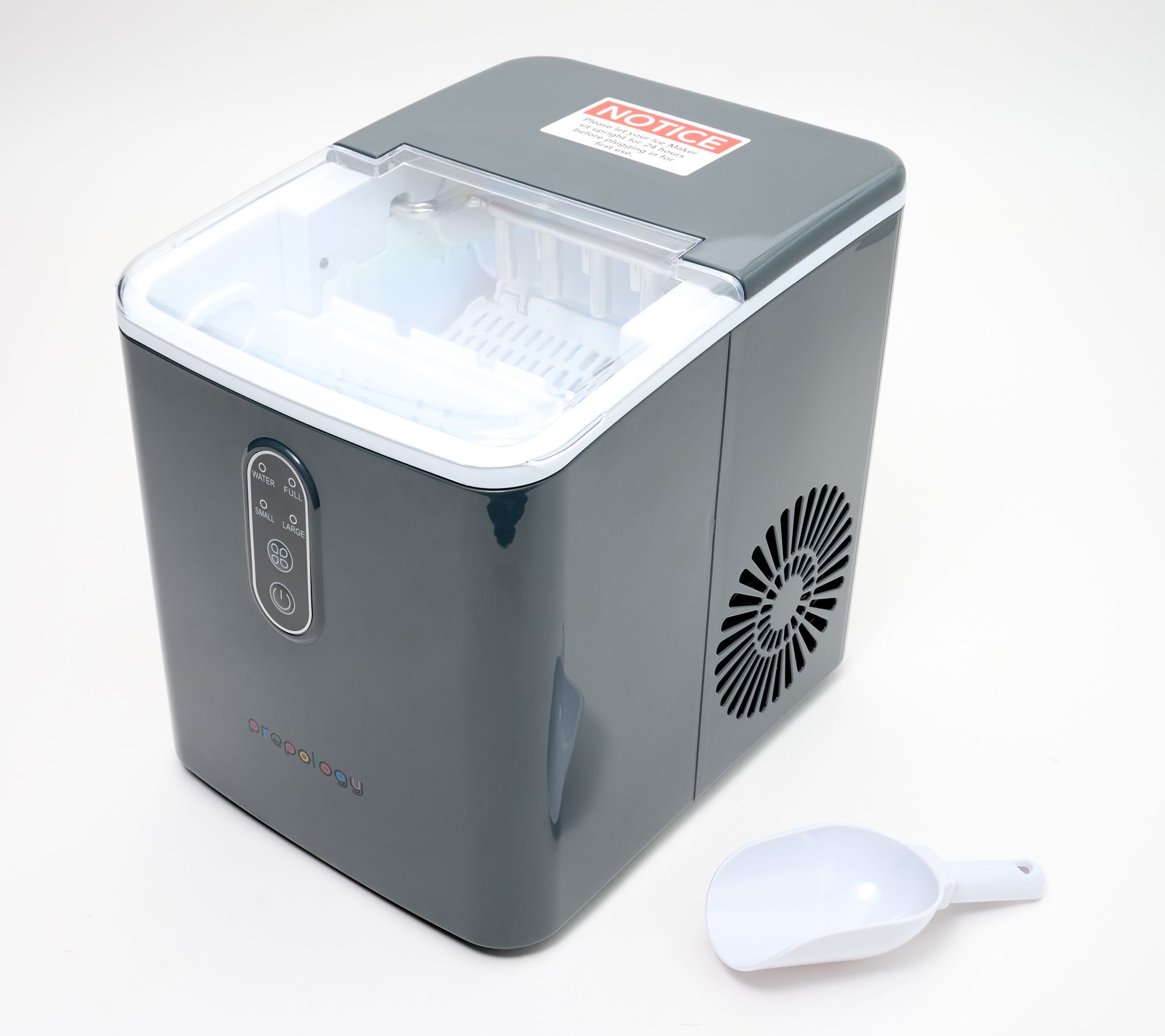 "As Is" Prepology 26-lb Countertop Bullet Ice Maker