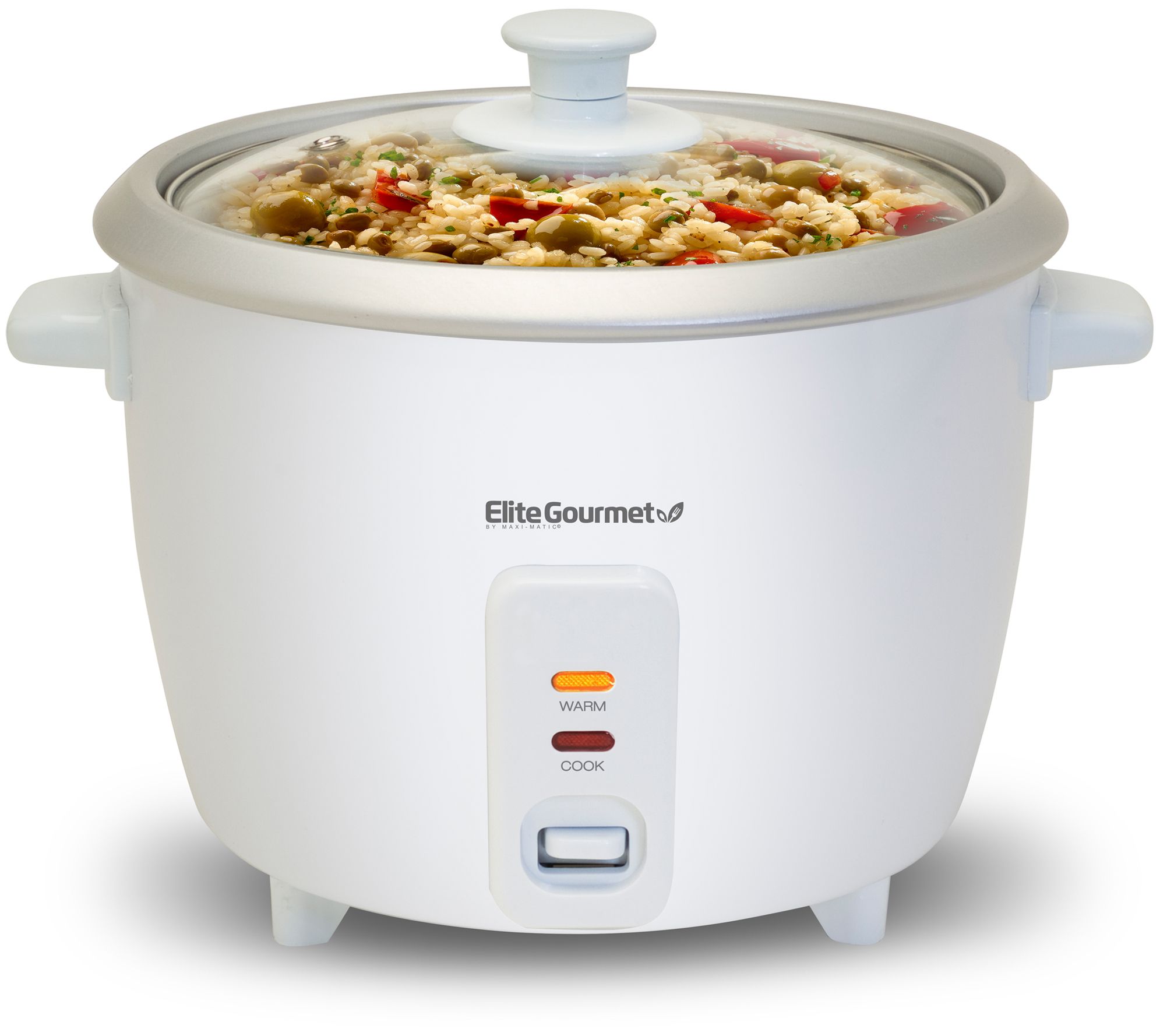 Elite Gourmet 16-cup Rice Cooker with Steam Tray 