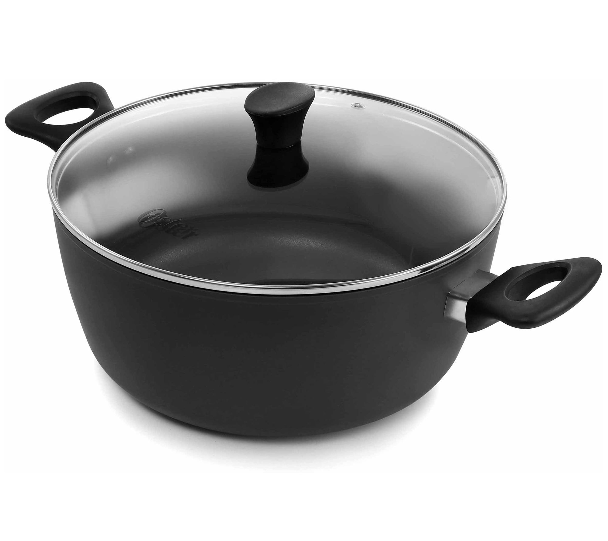 Oster Clairborne 6 qt. Round Aluminum Nonstick Dutch Oven in