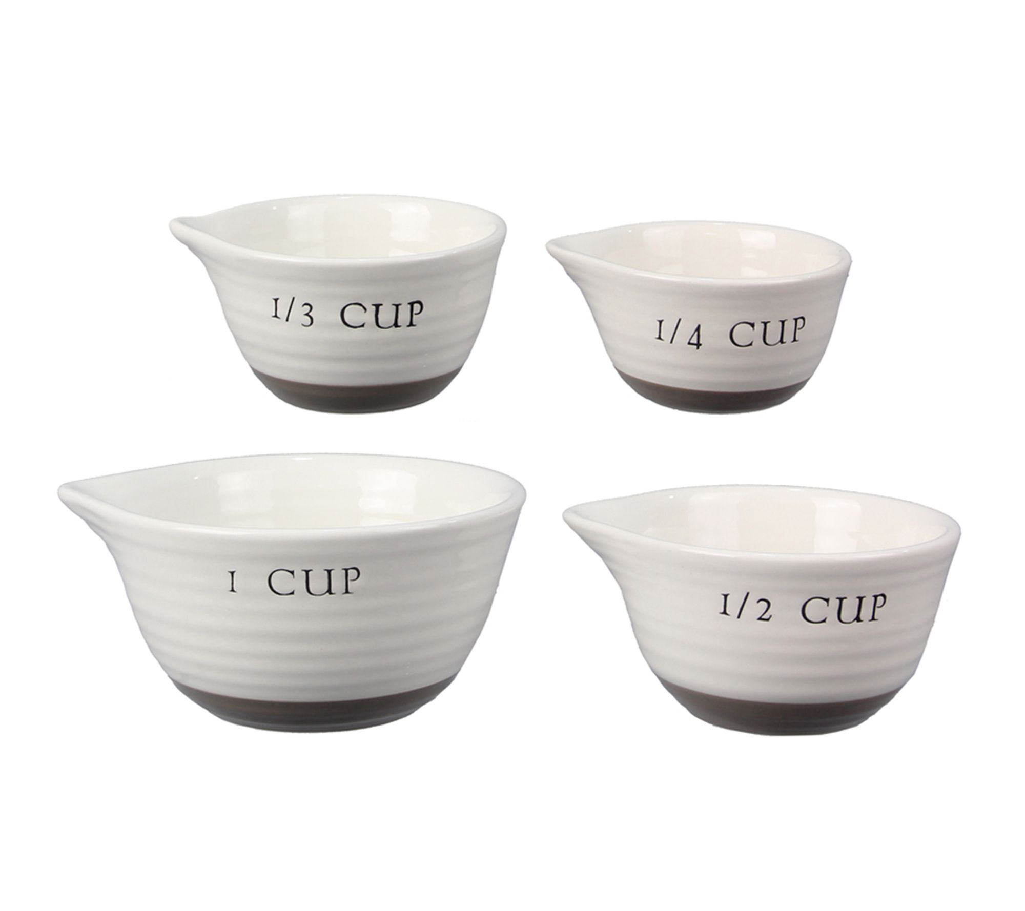 Young's Inc. Set of 4 Ceramic Measuring Cups