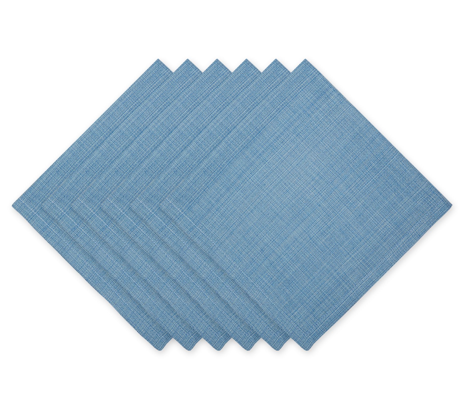 Design Imports Set of 6 Cotton Variegated Napkins