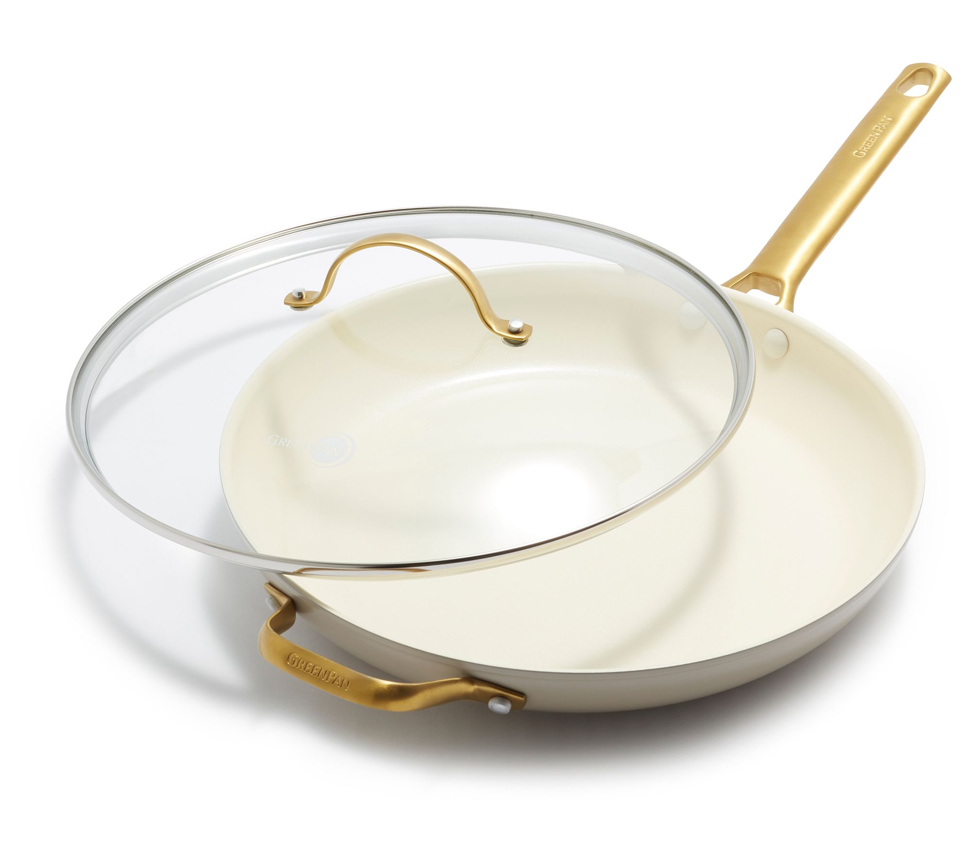 GreenPan Reserve Ceramic Nonstick 12" Fry Pan with Lid