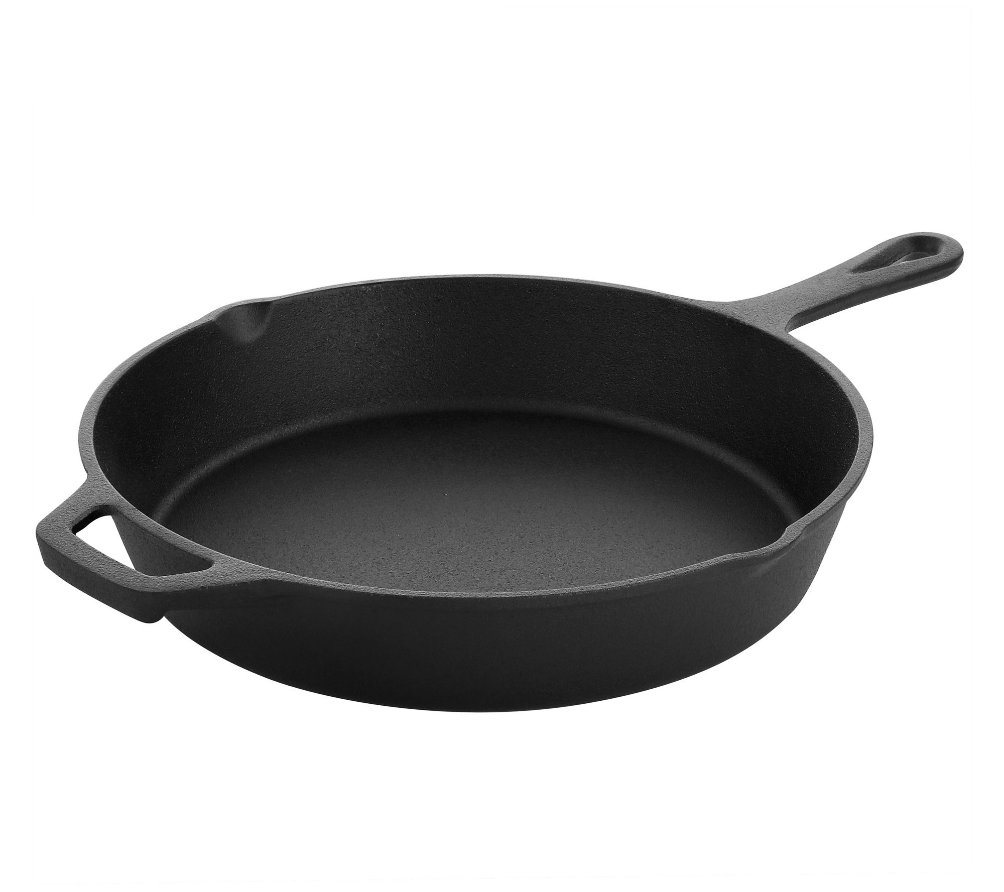 MegaChef 10 inch Round Cast Iron Frying Pan wit h Handle 