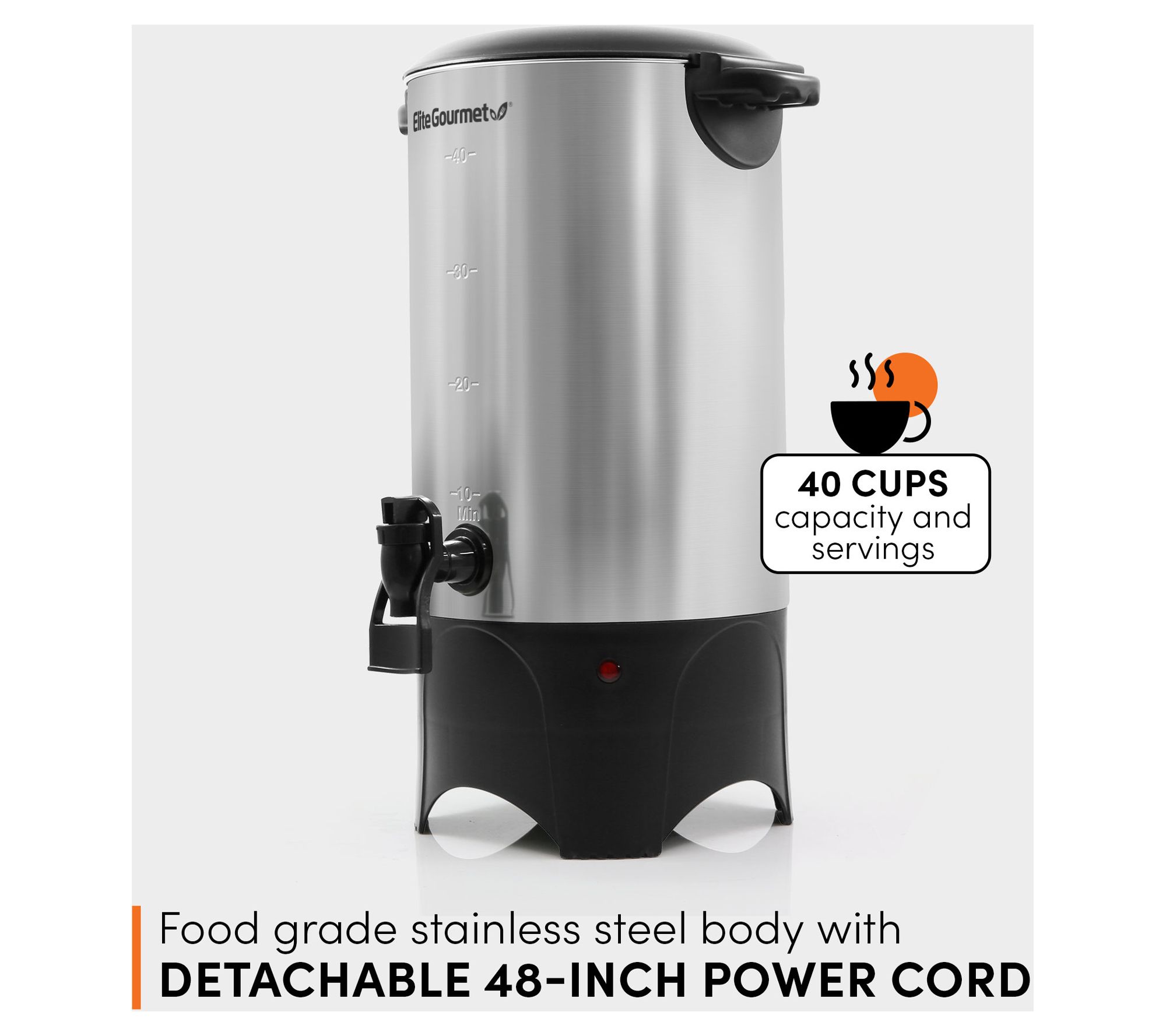 Elite Gourmet Electric 12-Cup Coffee Percolator