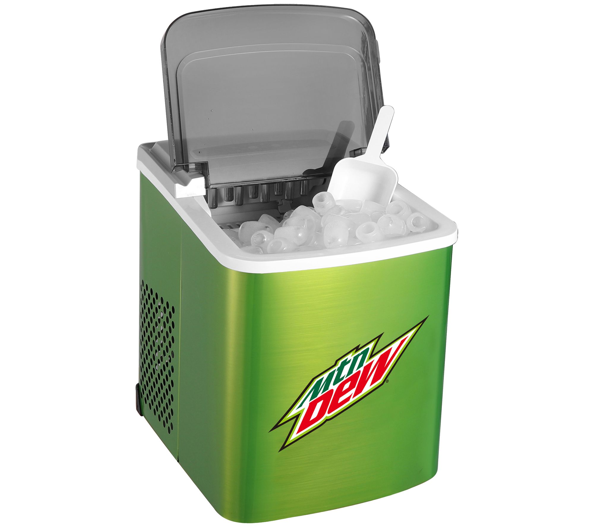 Mountain Dew Stainless Steel Ice Maker with Bottle Opener