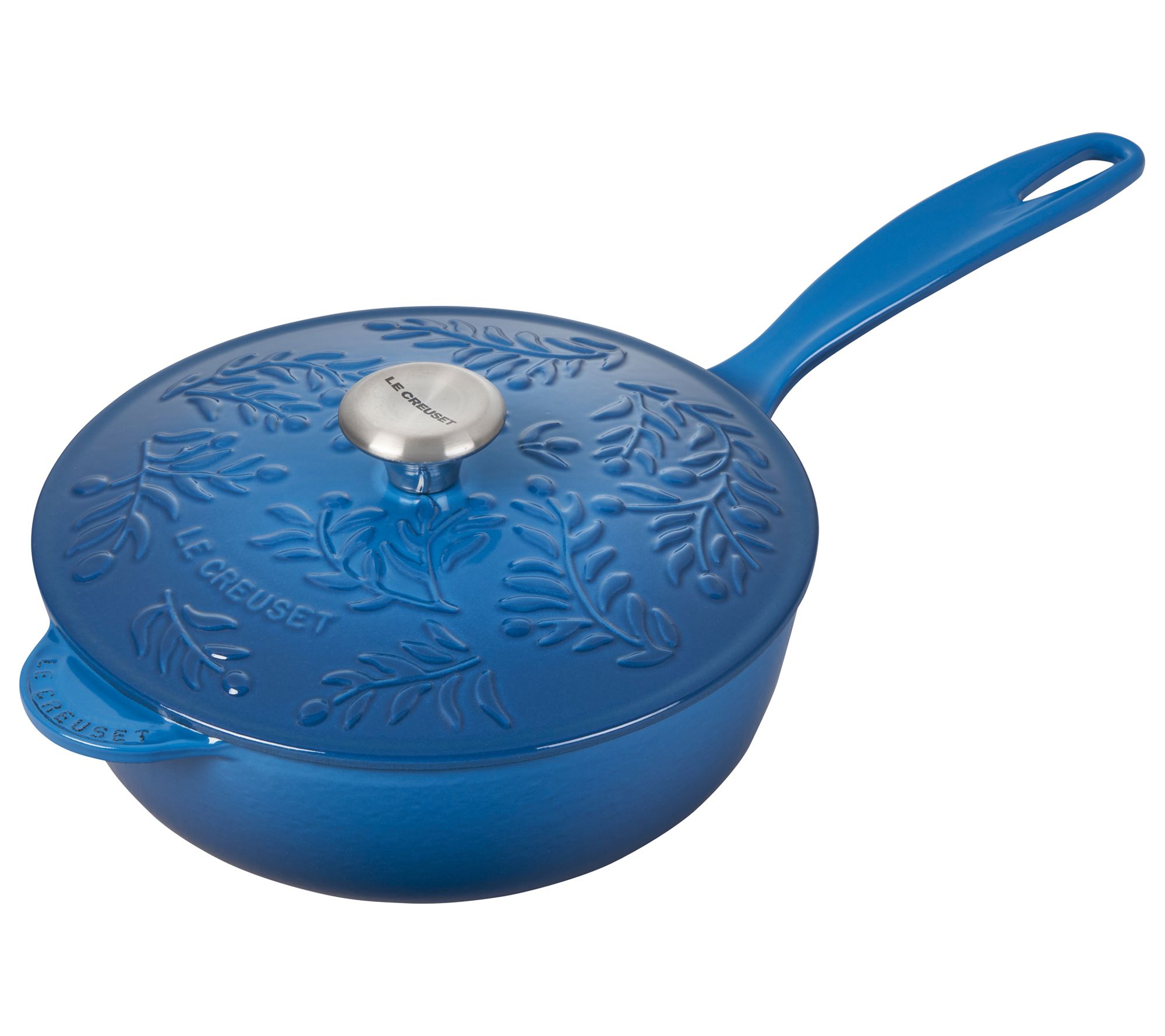 Le Creuset 2.25 qt. Olive Branch Collection Sau cier