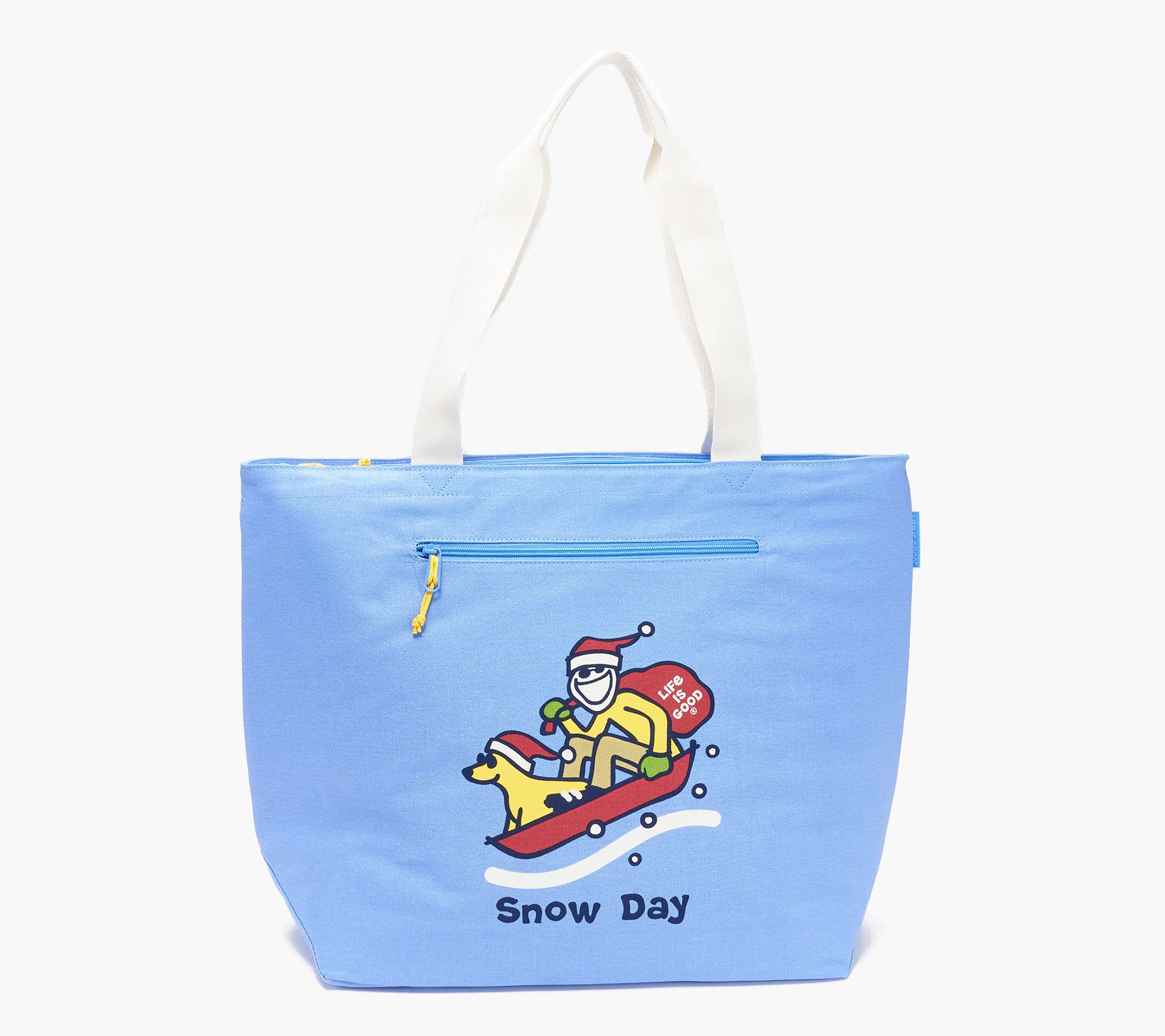 California Innovations x Life is Good Canvas Holiday Insulated Tote
