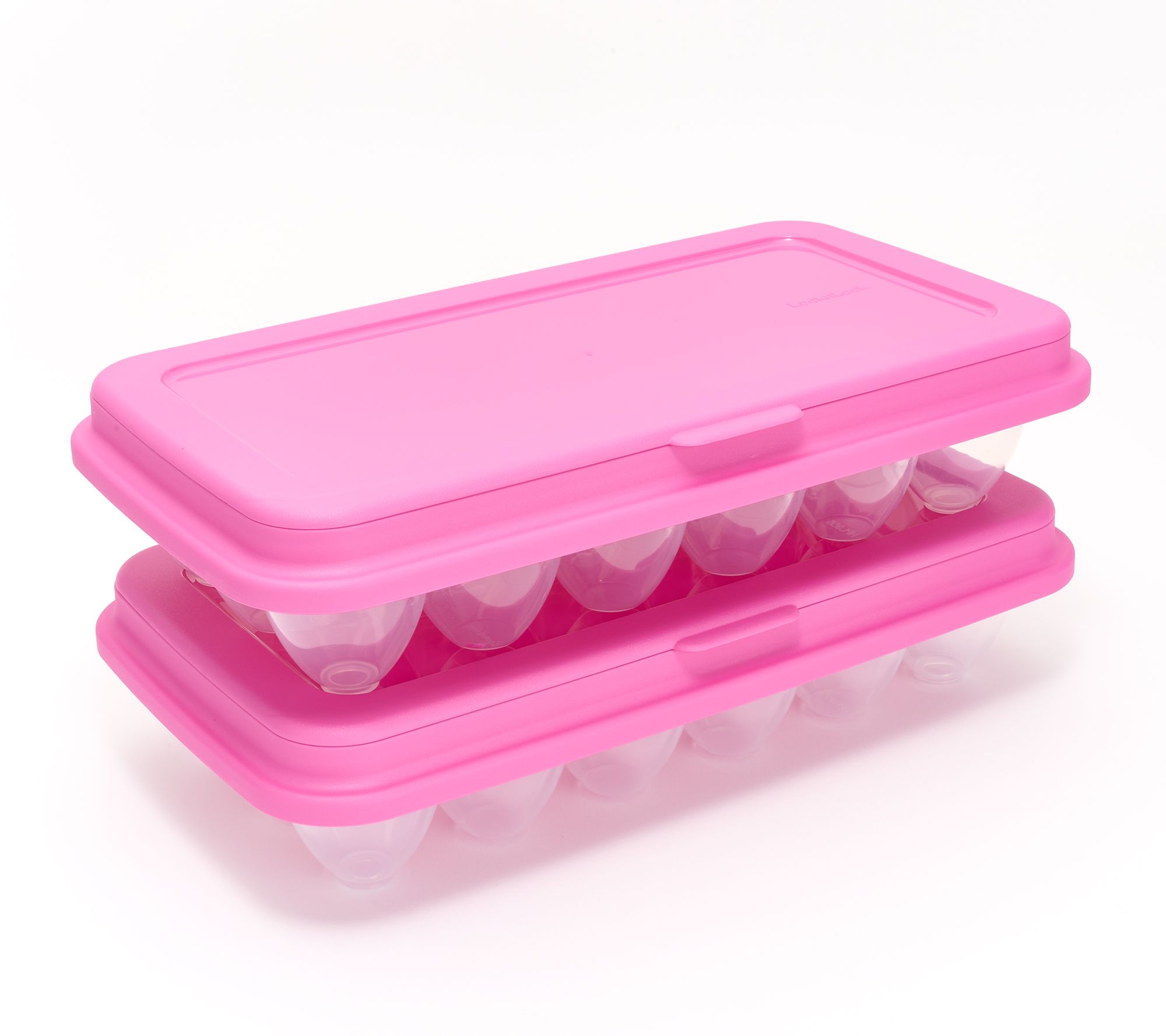 LocknLock Set of (2) 18-Egg Keepers w/ Flip Top Lids