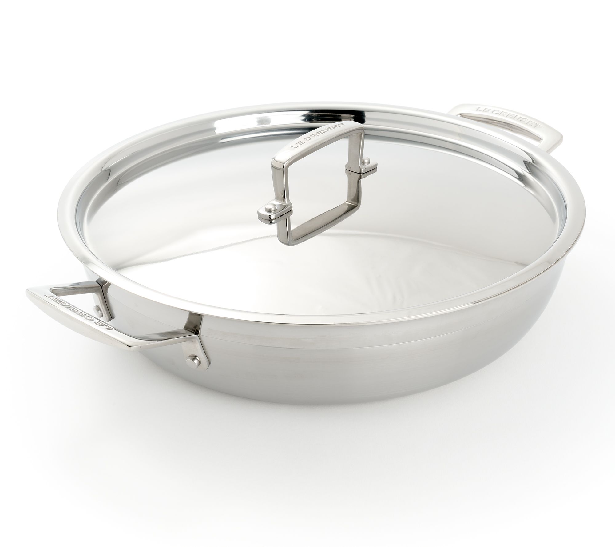 Le Creuset 5-qt Stainless Steel Braiser with Lid