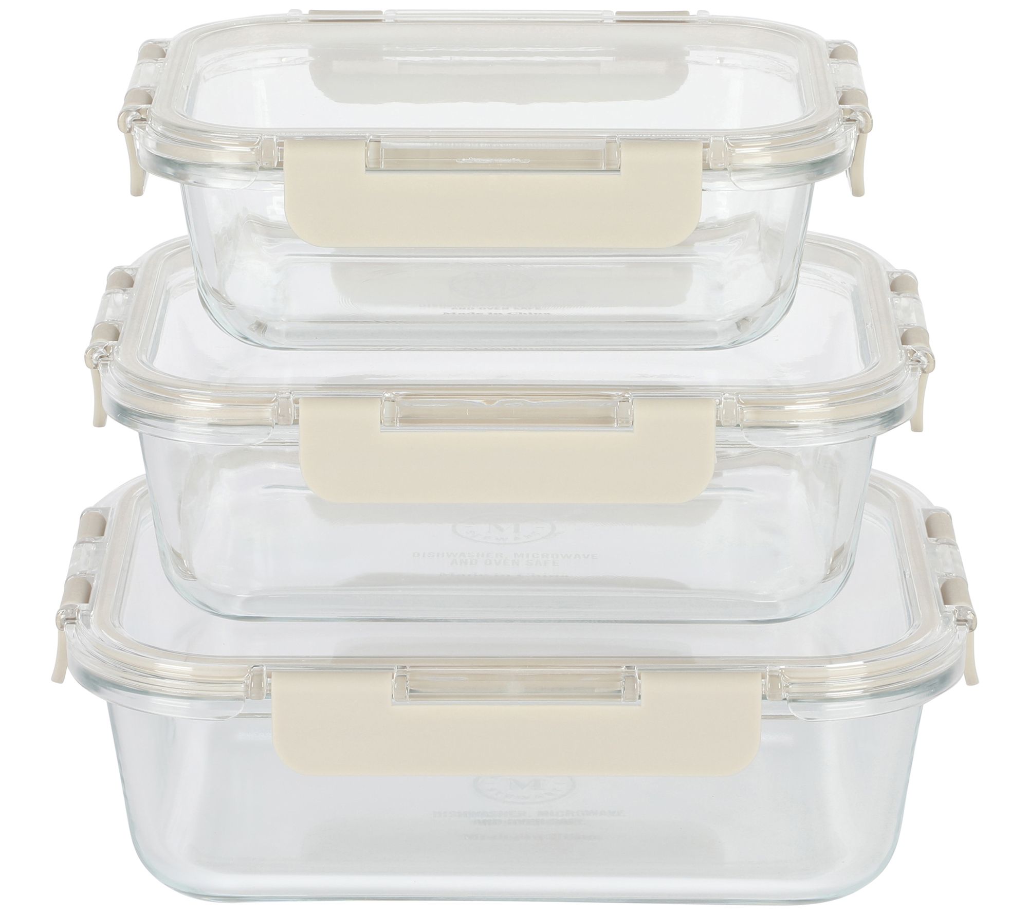 Martha Stewart Brentmore 6 Piece Assorted GlassContainer Set - QVC.com