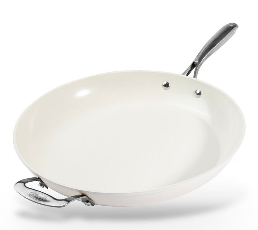 Gotham Steel Cream 14'' Ultra Nonstick CeramicFamily Pan