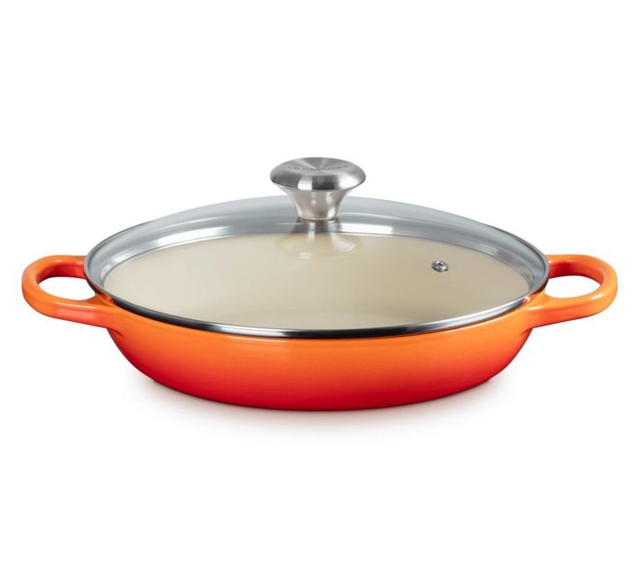 Le Creuset 2.25qt Signature Braiser with GlassLid