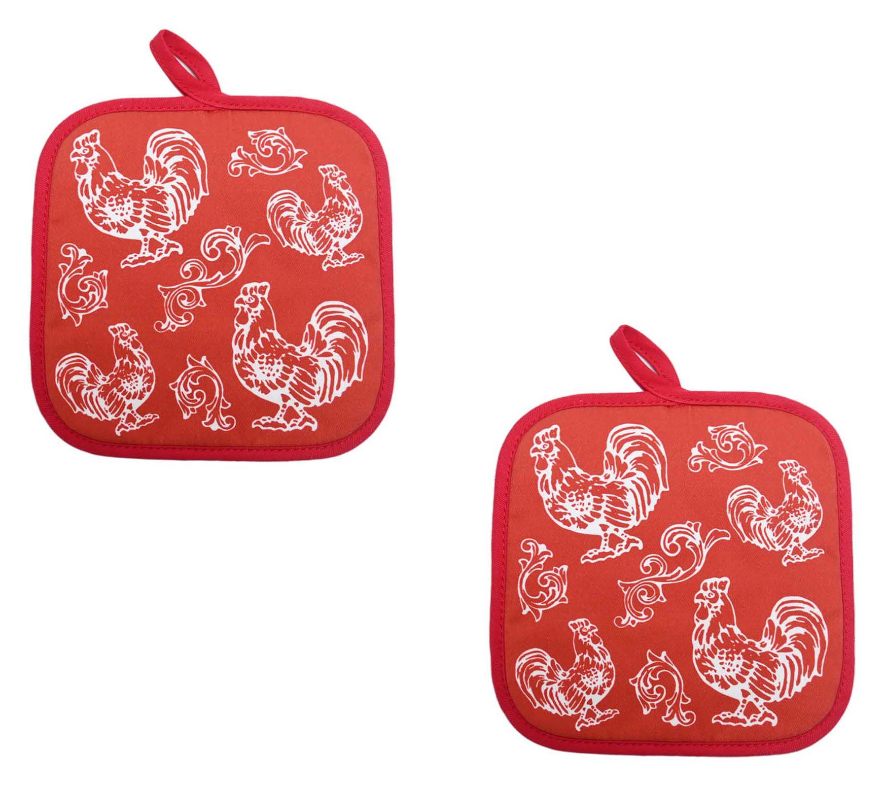 "As Is" Temp-tations Seasonal Set/2 7" x 7" Trivets