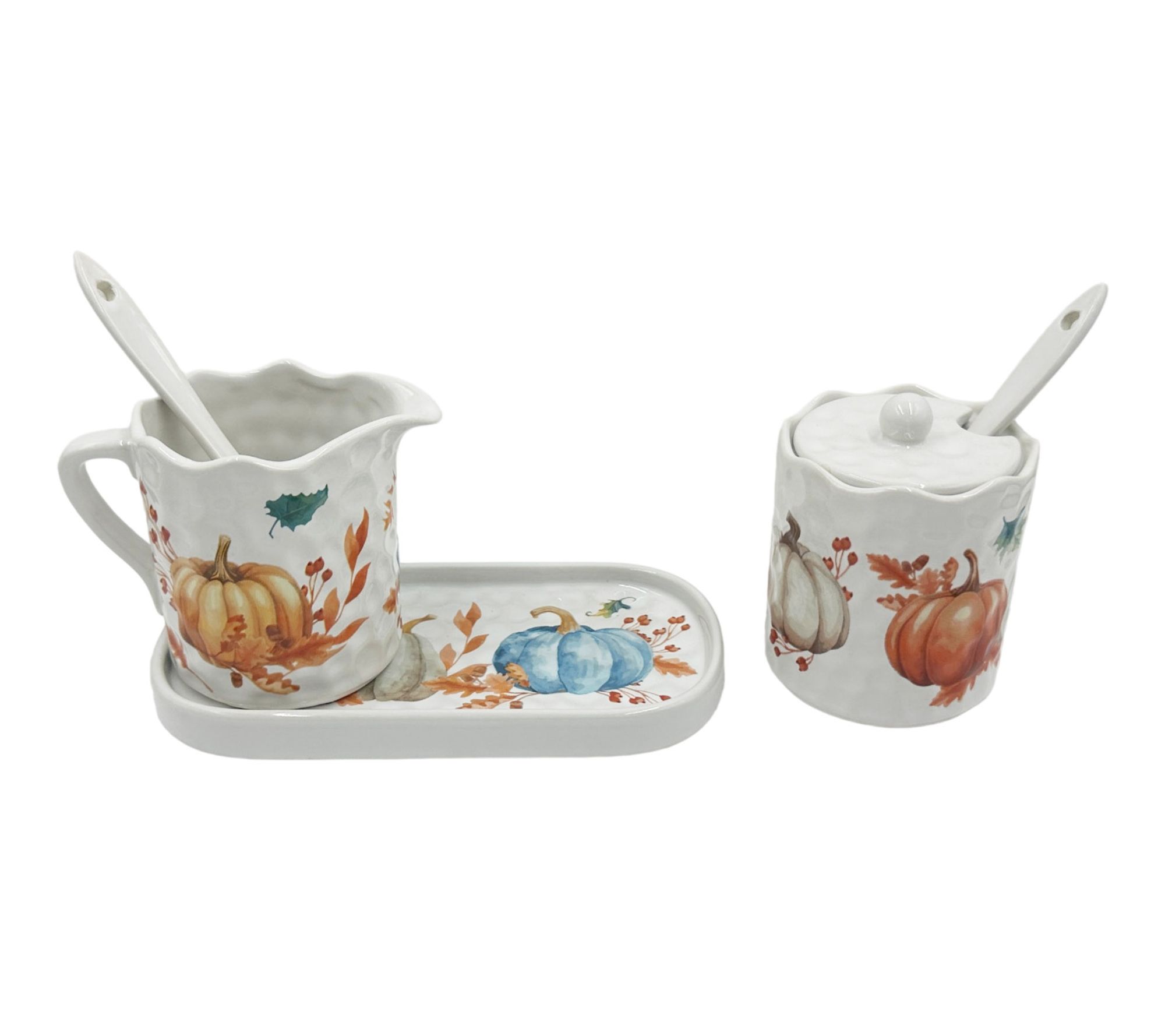 Temp-tations Cream and Sugar Set with Serving Plate