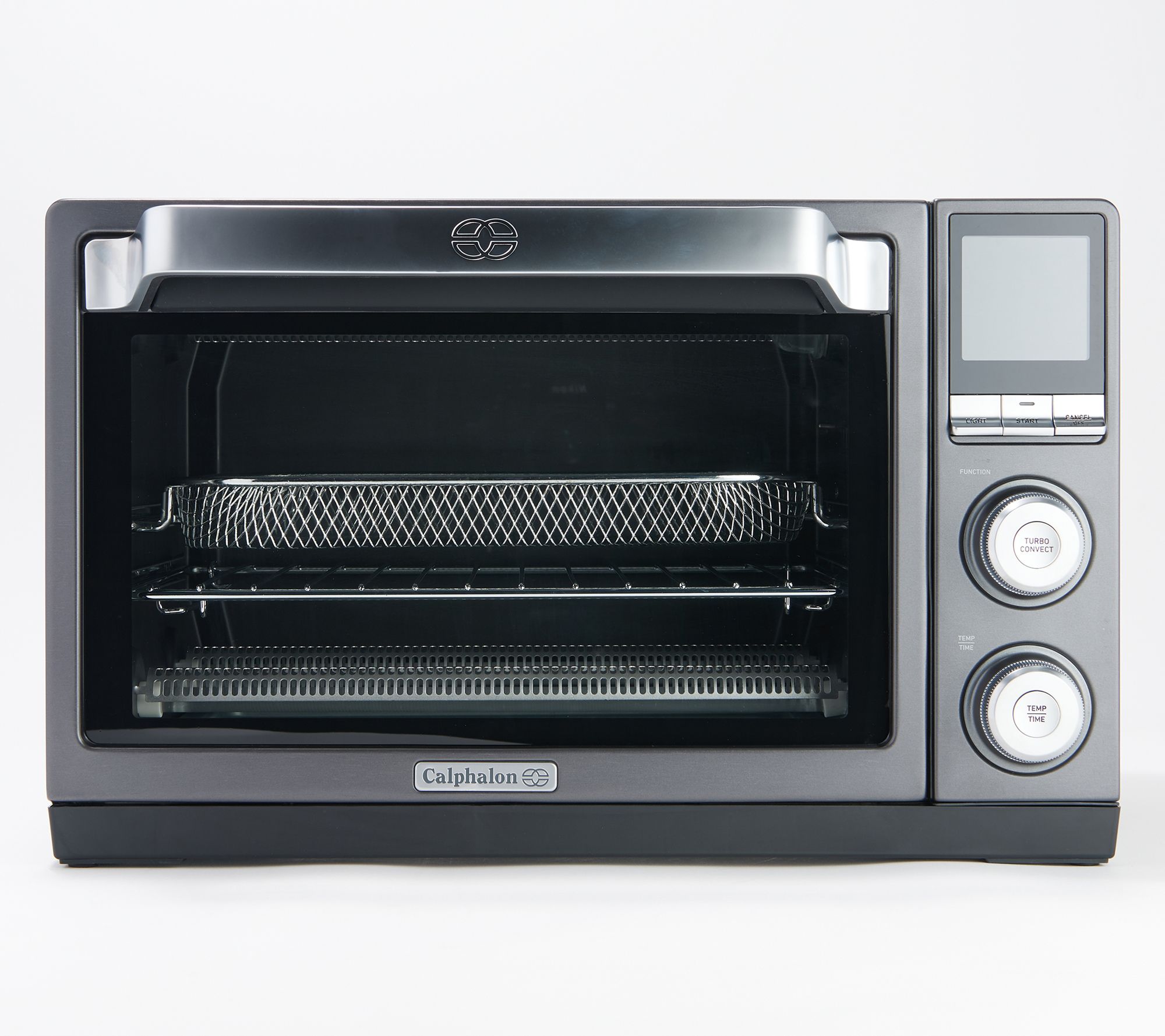 Calphalon Quartz Heat Countertop Toaster Oven, Dark Stainless Steel 