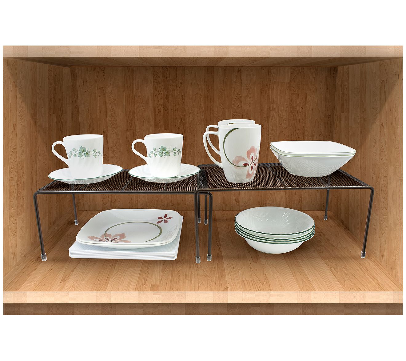 Sorbus Set of 2 Pantry Cabinet Organizers - QVC.com