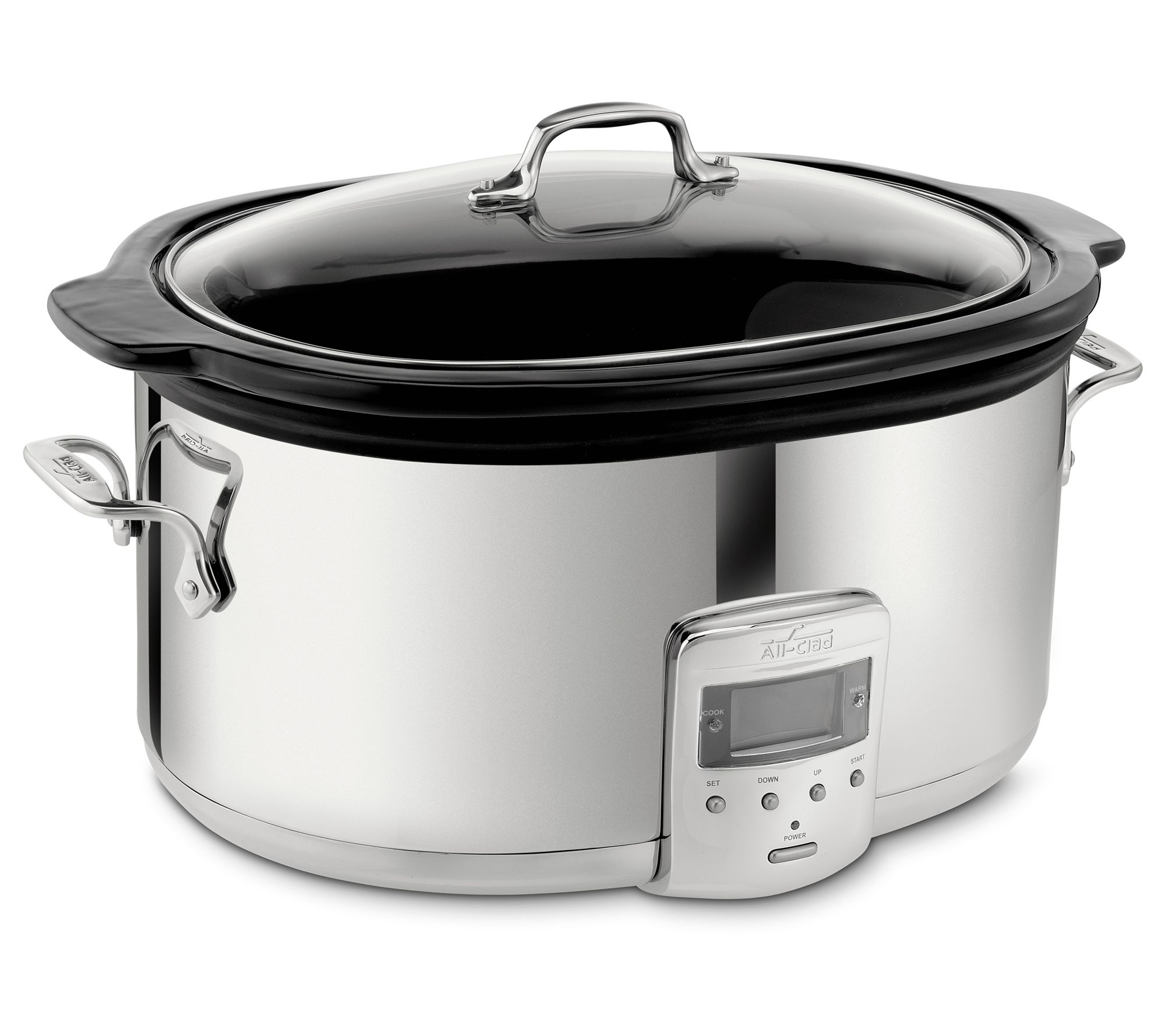 AllClad 6.5qt Stainless Steel Slow Cooker withCeramic Insert