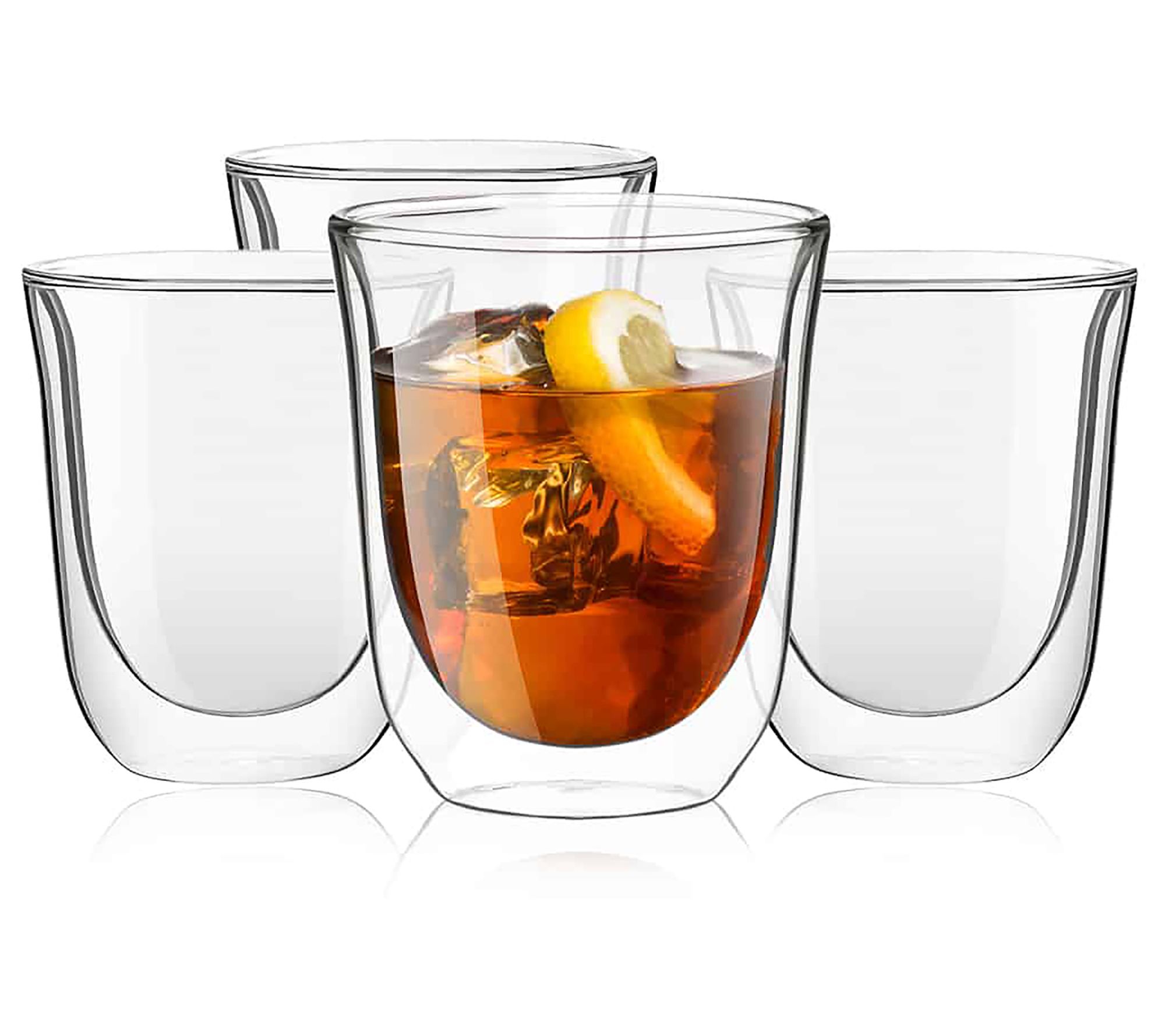 Levitea Double Wall Insulated Glasses - 8.4 oz- Set of 4 