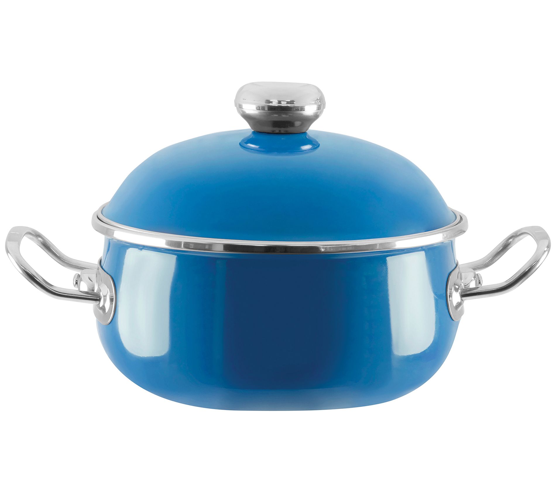 MasterPRO 6 qt. Cast Iron Dutch Oven with Lid, Blue