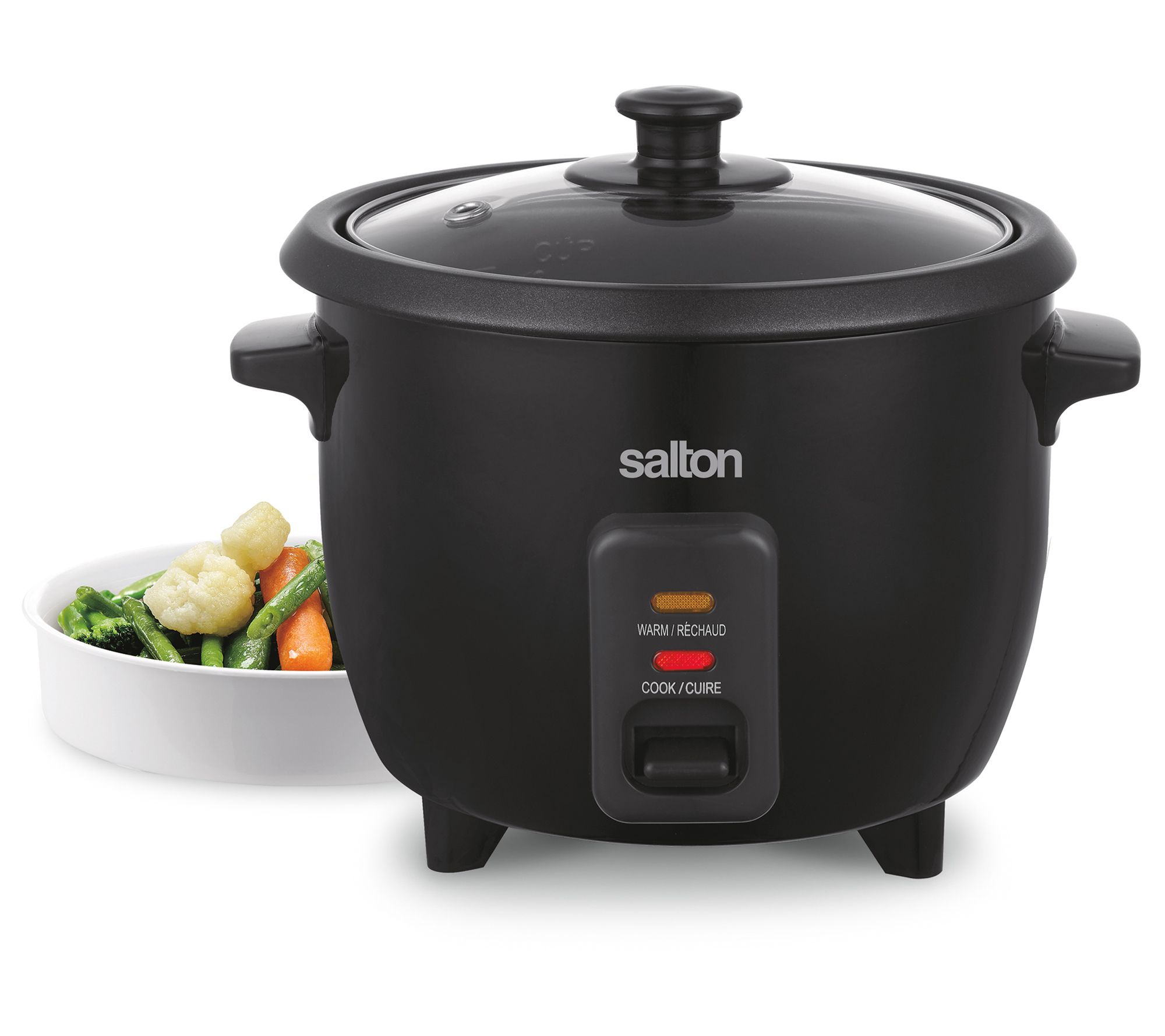 Salton Stainless Steel Rice Cooker and Steamer