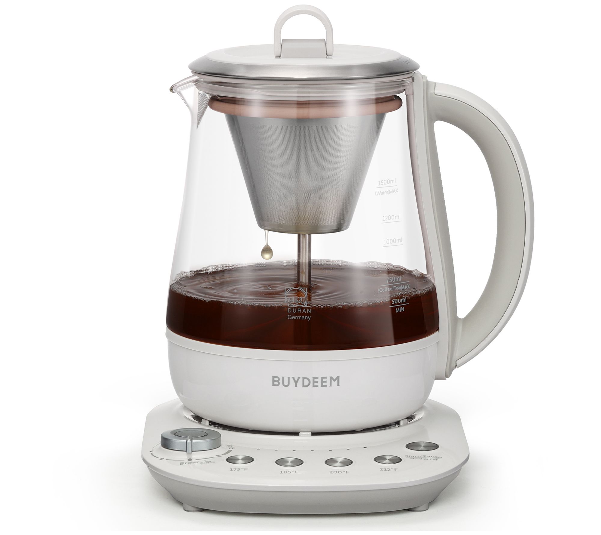 BUYDEEM Multi-Function Electric Coffee and Tea Brewer