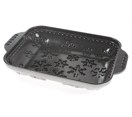 Nordic Ware Cast Aluminum Snowflake Square Cake Pan 