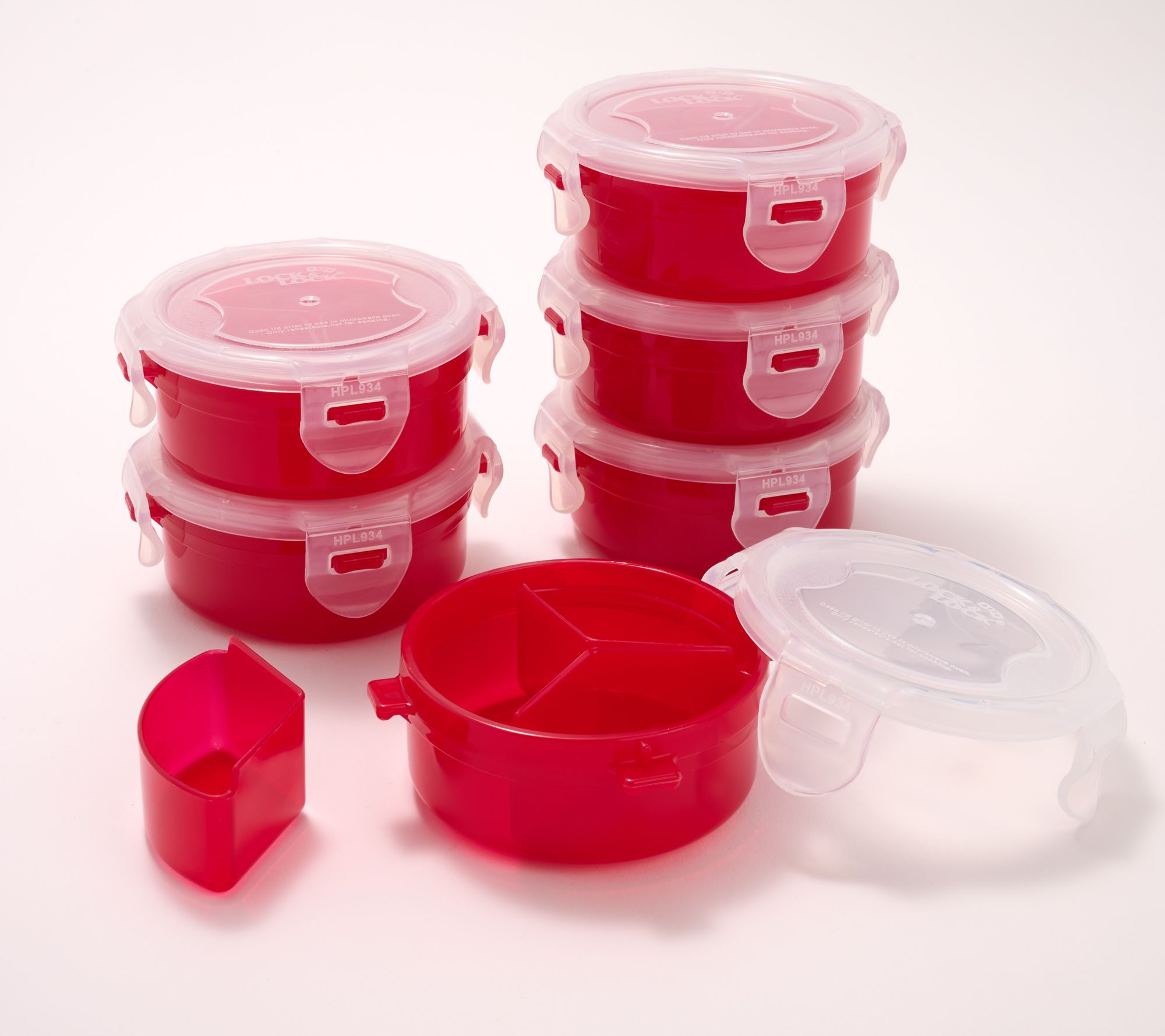 LocknLock Set of 6 Pill Case Organizers