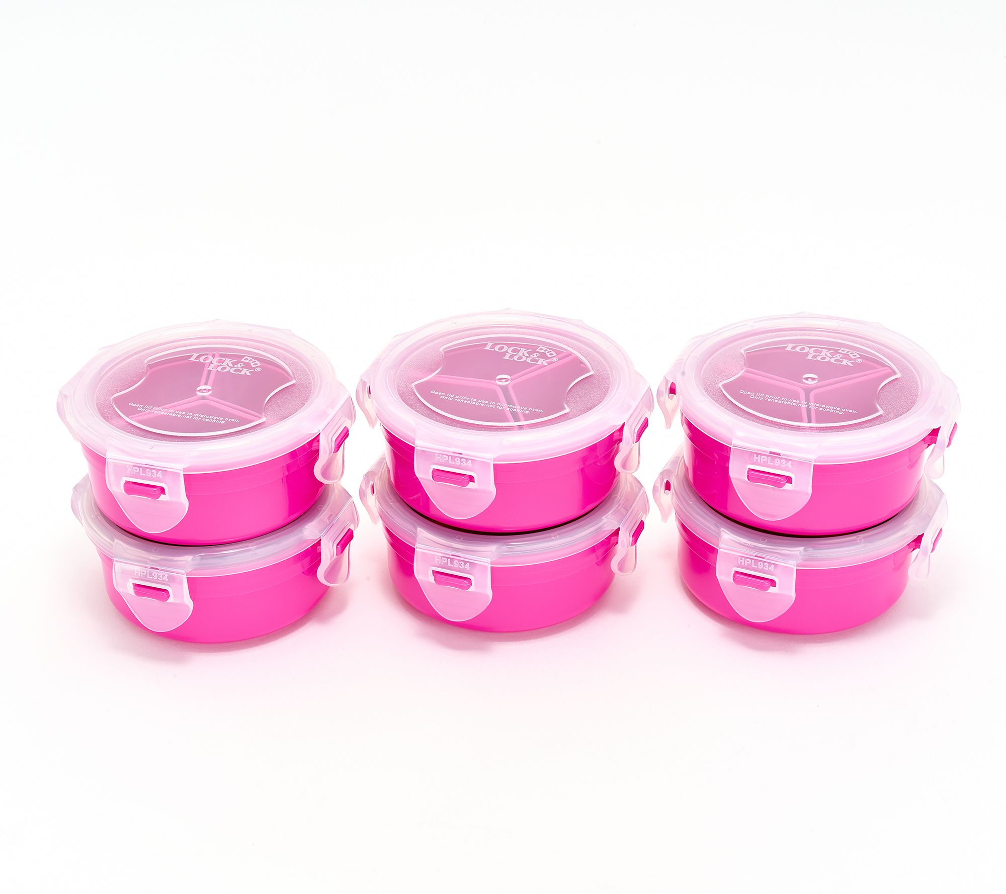 LocknLock Set of 6 Pill Case Organizers