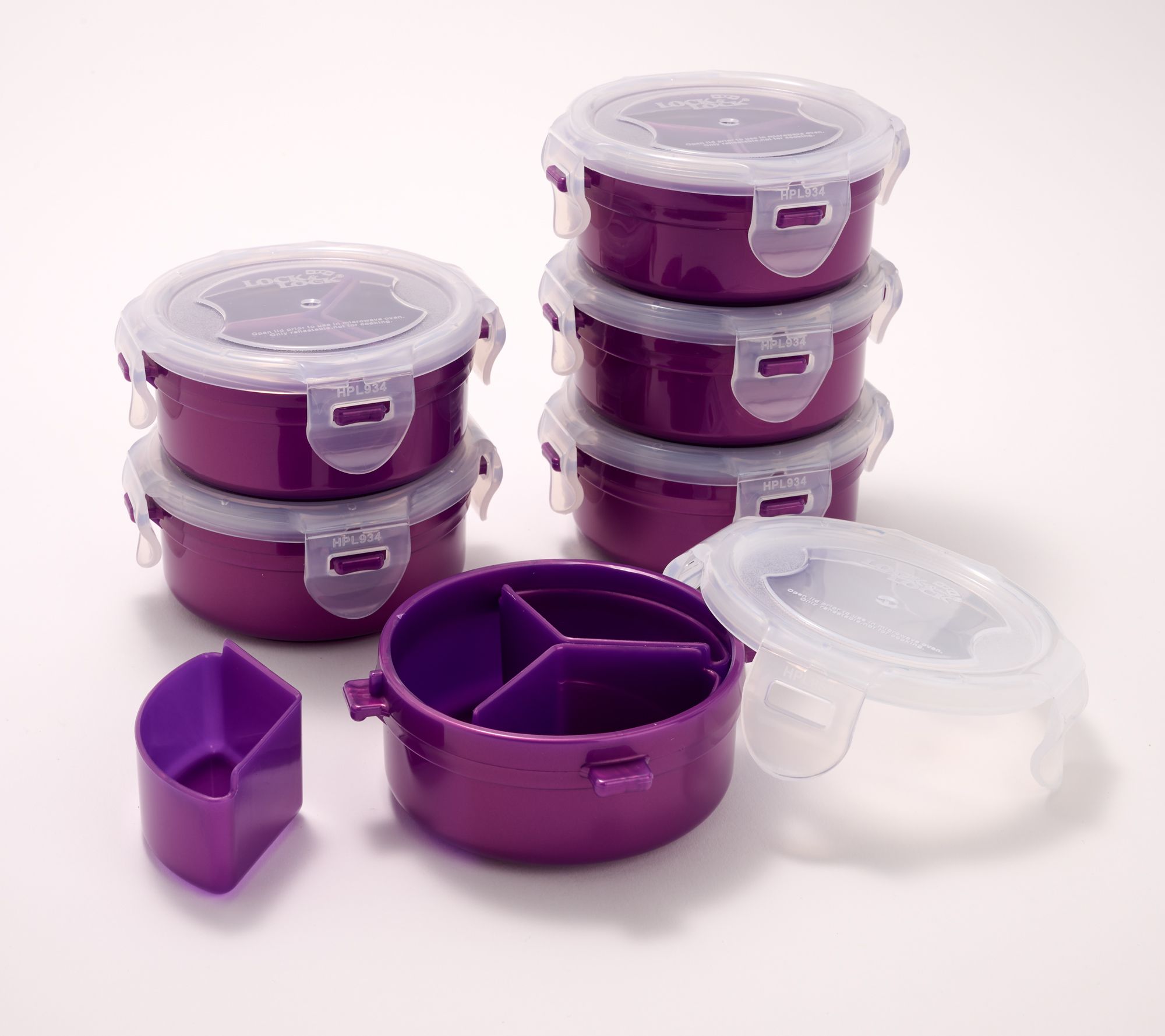 LocknLock Set of 6 Pill Case Organizers