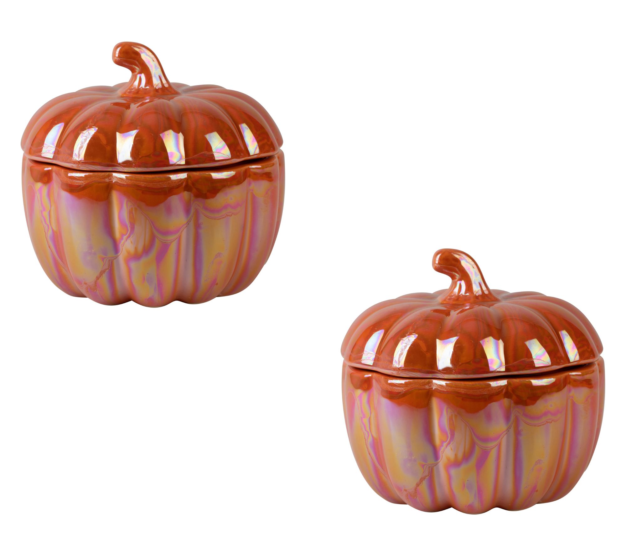 10 Strawberry Street Pumpkin Covered Dish Canister
