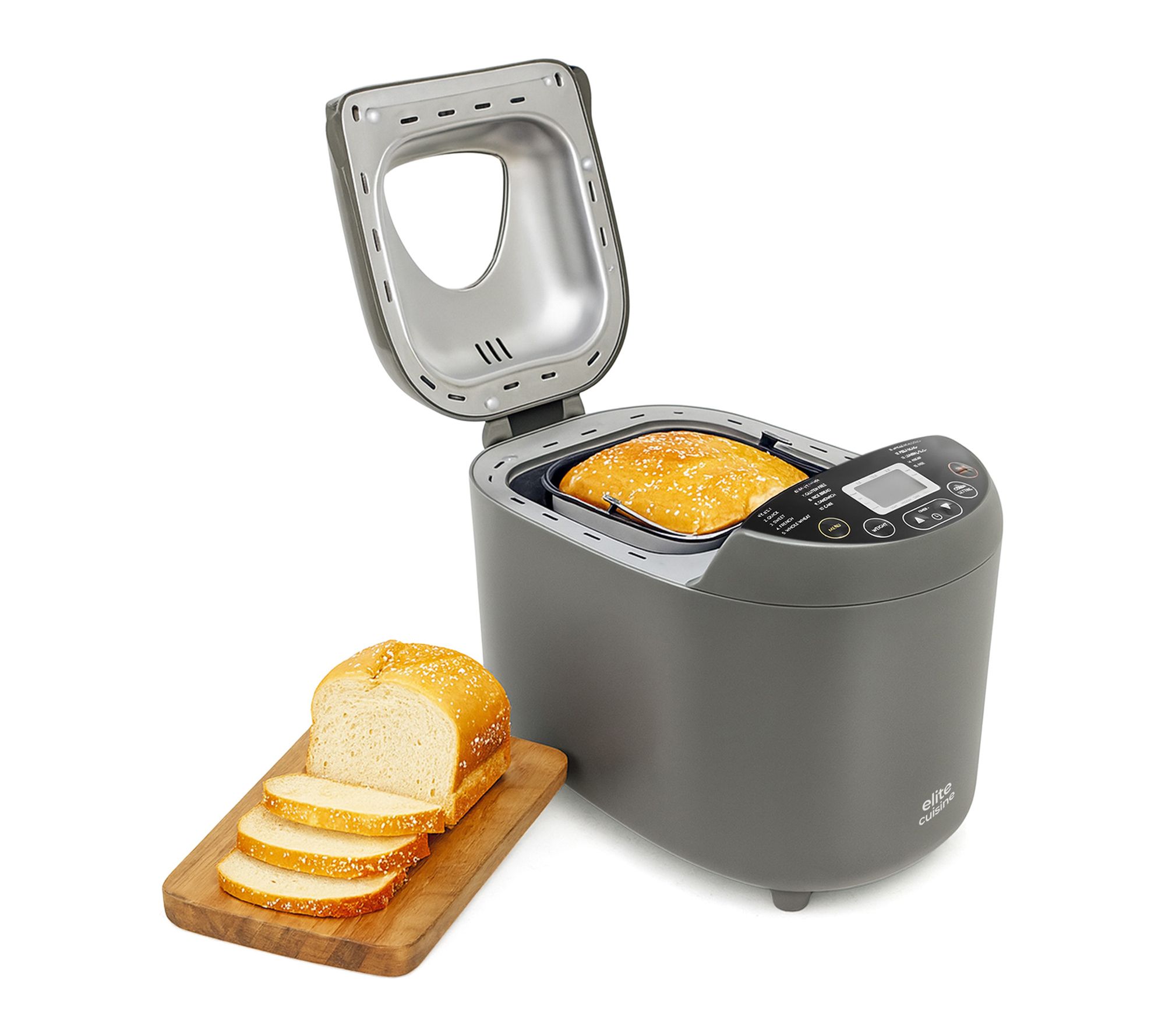  Elite Cuisine Bread Maker w/ CERALAST Ceramic Pan & Blade