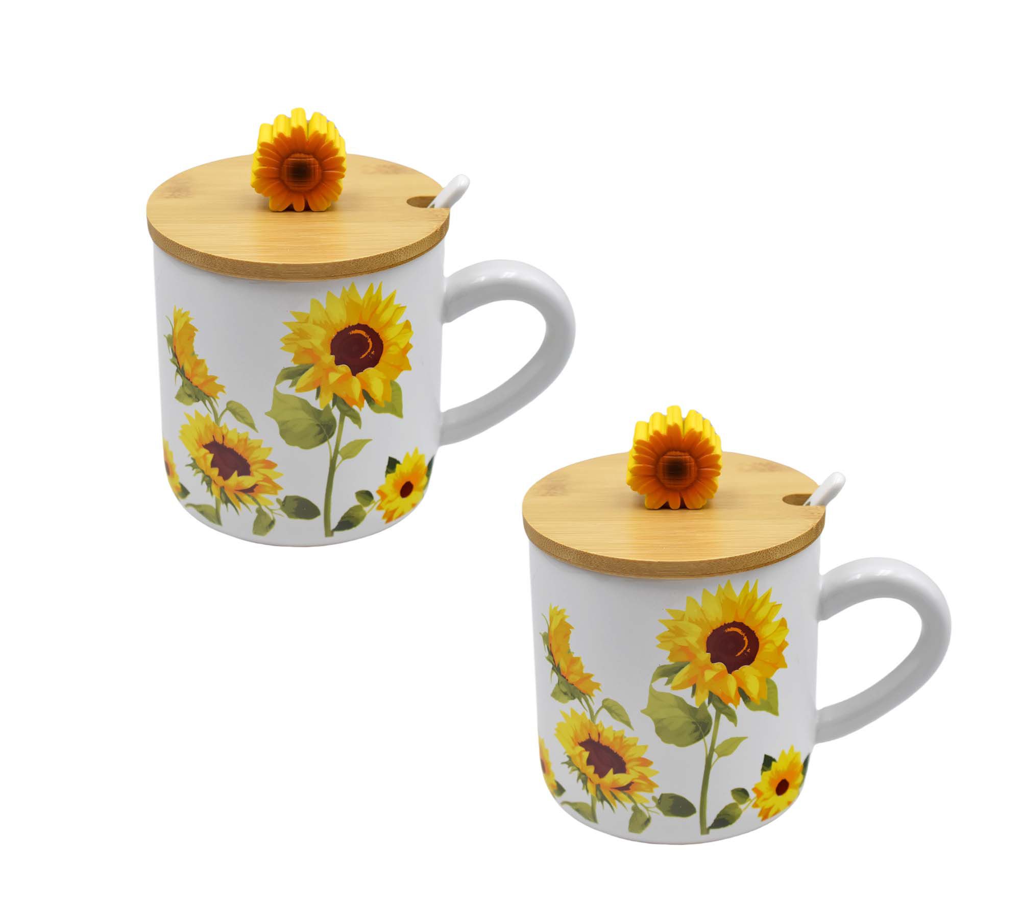 "As Is" Temp-tations Special Edition S/2 20-oz Mugs w/ Lids & Spoon