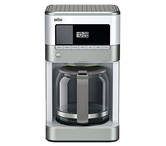 Braun BrewSense 12-Cup Drip Coffee Maker - White