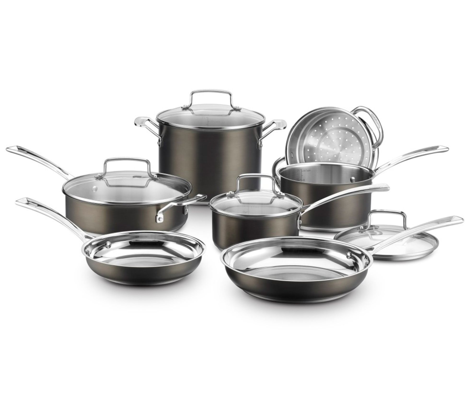 Cuisinart SmartNest 11-Piece Hard-Anodized Non-Stick Cookware Set + Reviews