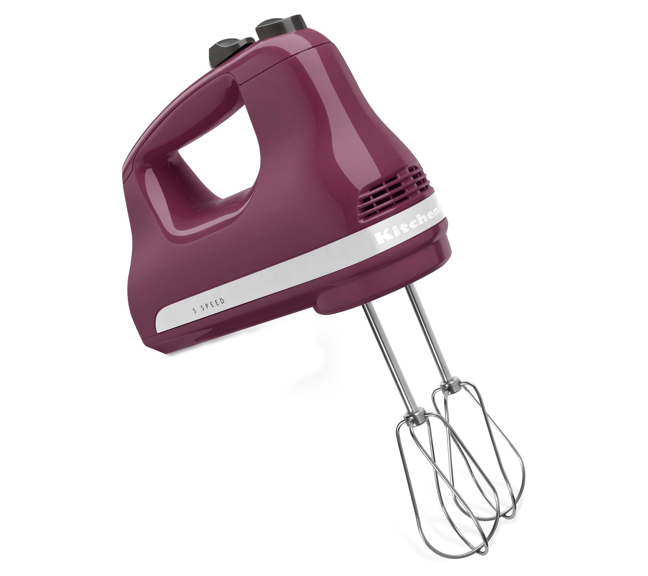 KitchenAid 5-Speed Ultra Power Hand Mixer w/ Pro Wire Whisk on QVC 