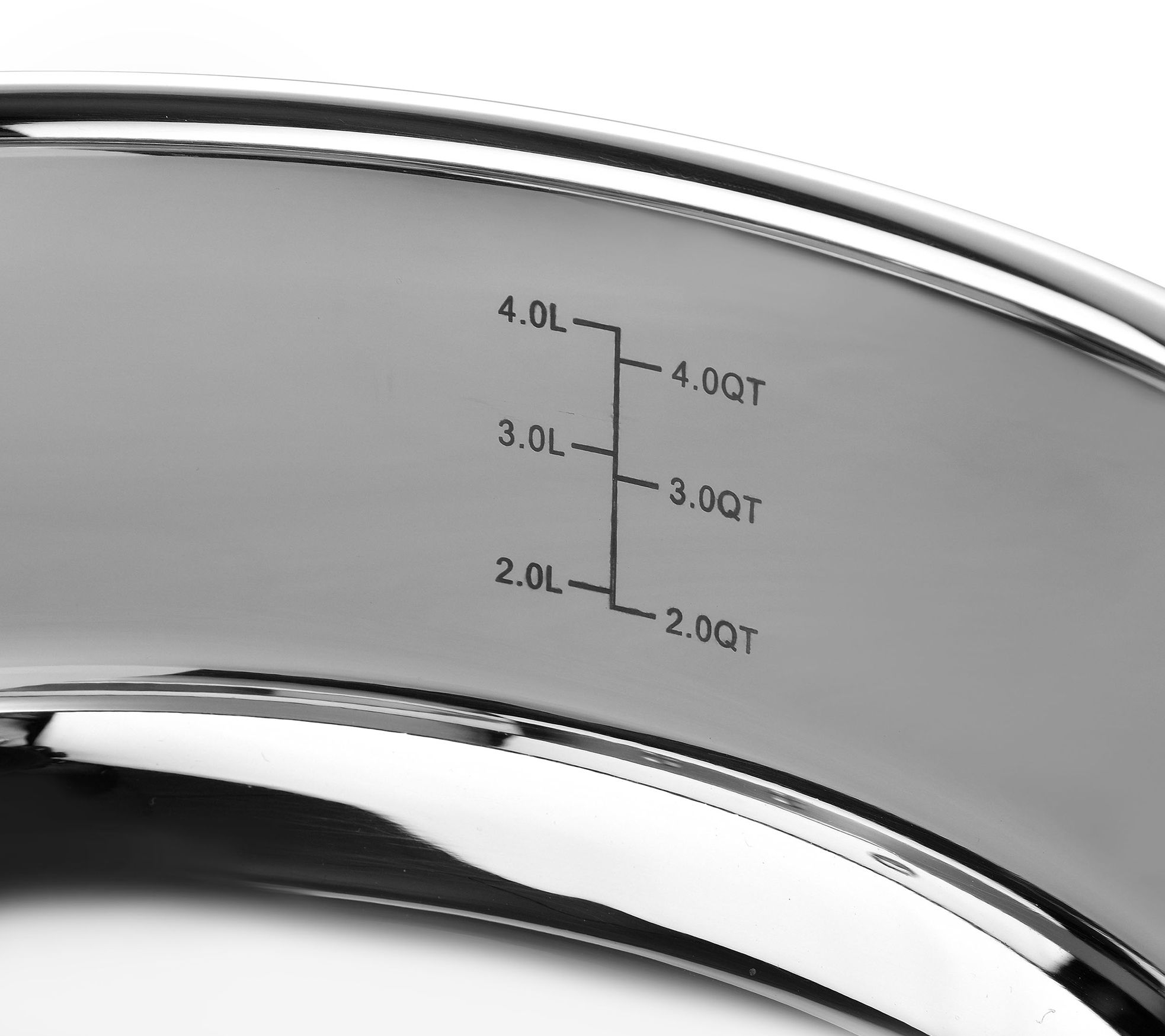 Bergner Gourmet by Bergner - 3.5 Qt Stainless Steel Saucepan with