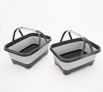 Henning Lee Set of 2 Collapsible Draining Baskets