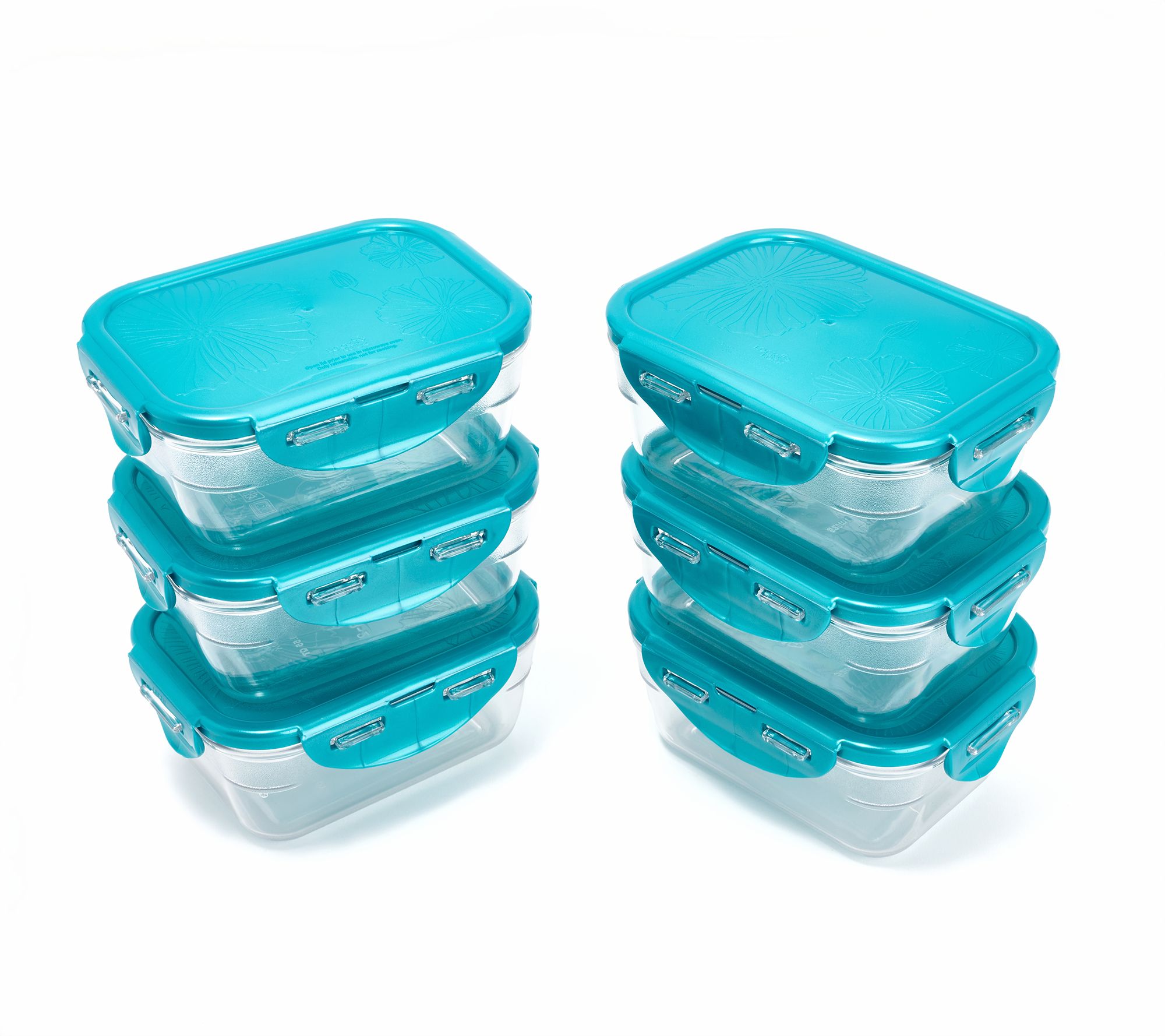  LocknLock Set of 6 (2)-Cup Nesting Tritan Rectangles