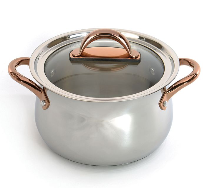BergHOFF Ouro Gold 18/10 Stainless Steel 8" Stock pot 5qt.